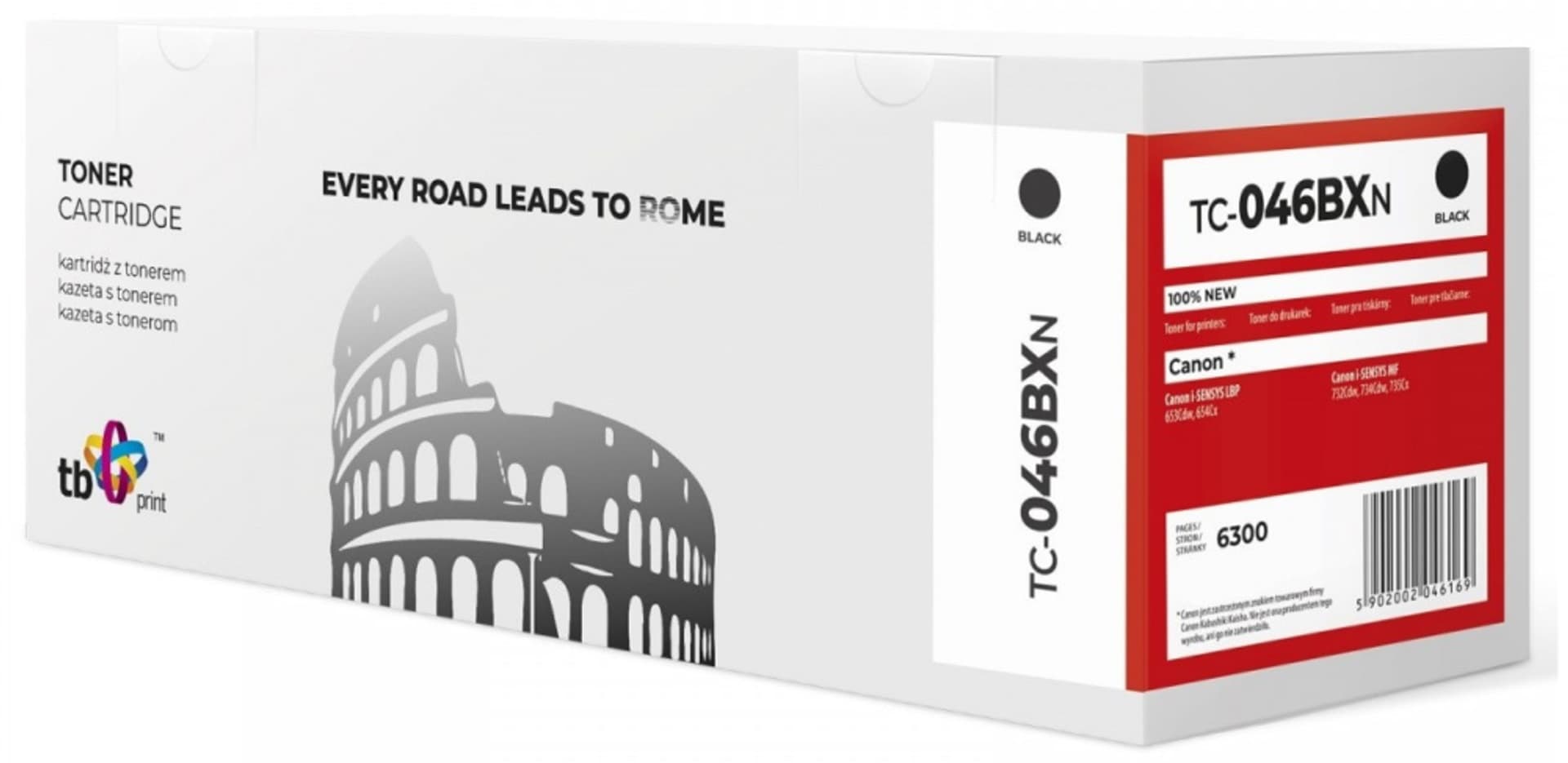 

Toner do Canon LBP 650C 046H TC-046BXN BK 100% nowy