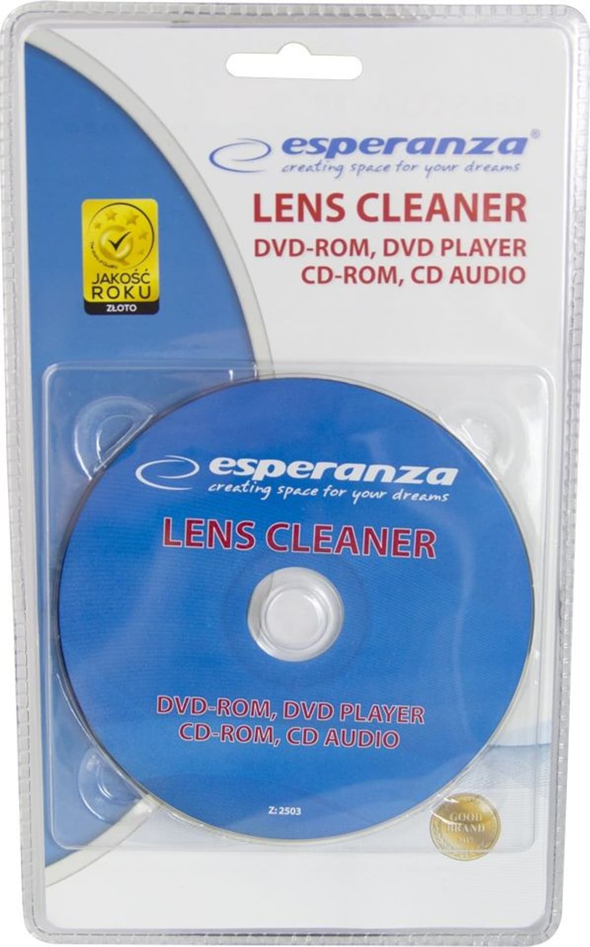 

ES123 Esperanza płytka czyszcząca do cd/dvd