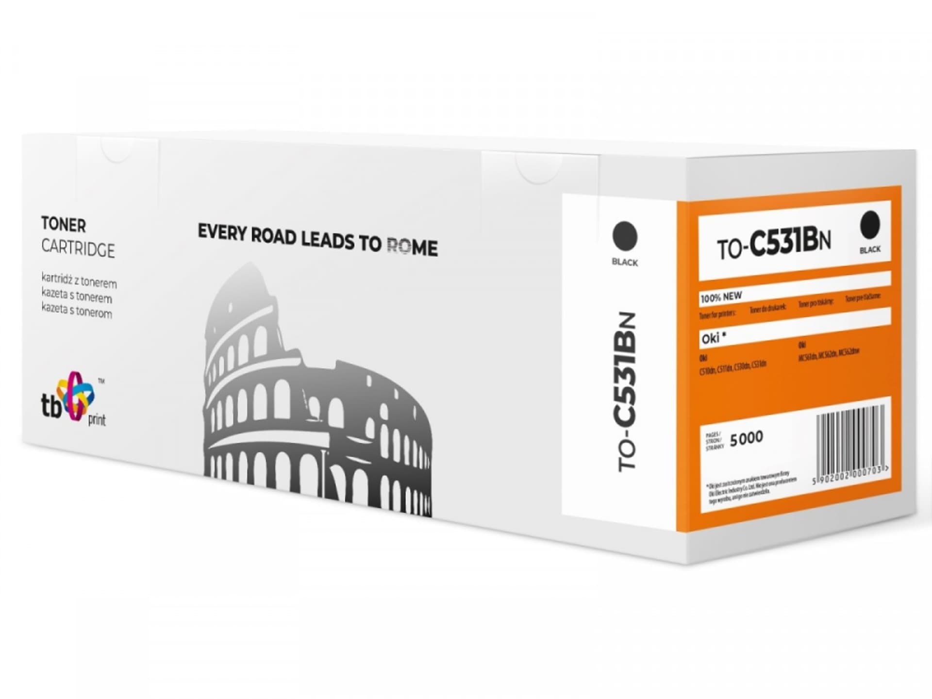 

Toner do OKI C531 TO-C531BN Czarny 100% nowy