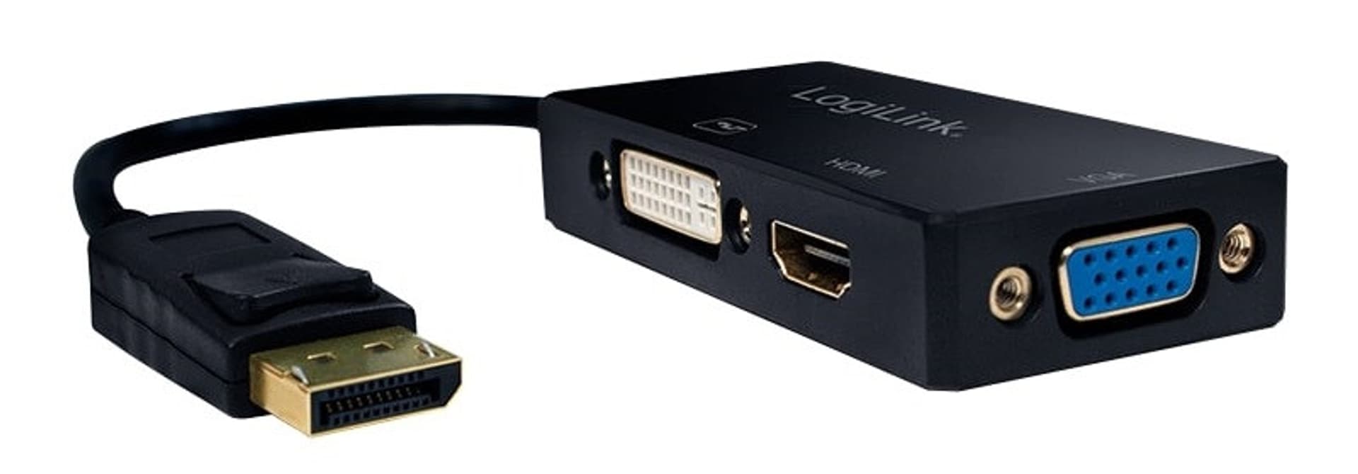 

Przejściówka LOGILINK CV0109 Display Port - HDMI - VGA - DVI