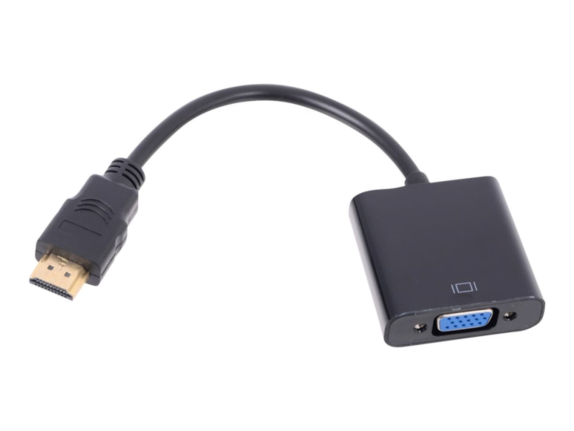 

Adapter Akyga AK-AD-42 (HDMI M - D-Sub (VGA) F; 0,15m; kolor czarny)