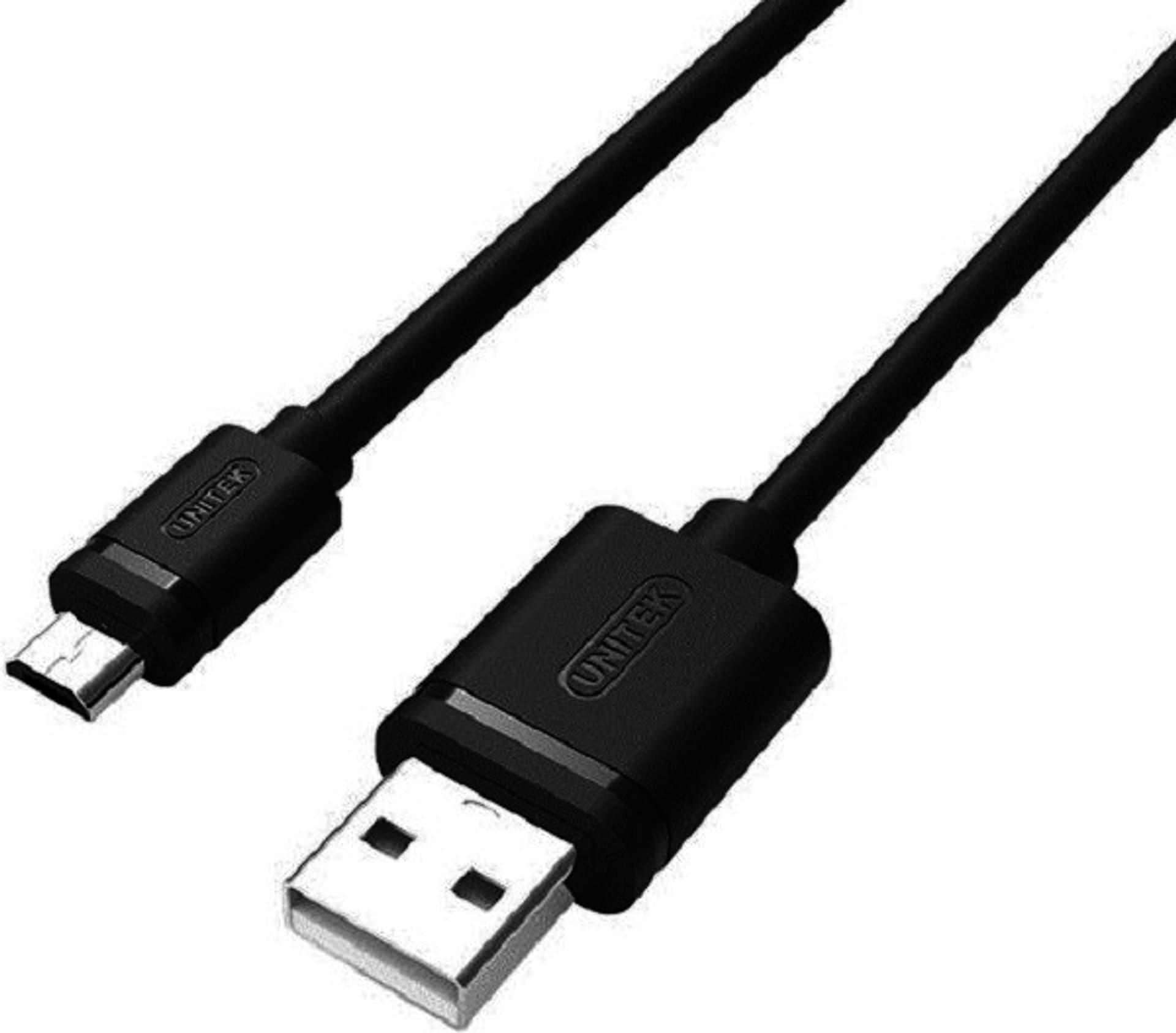 

UNITEK KABEL MICROUSB-USB 2.0, 2M, Y-C455GBK