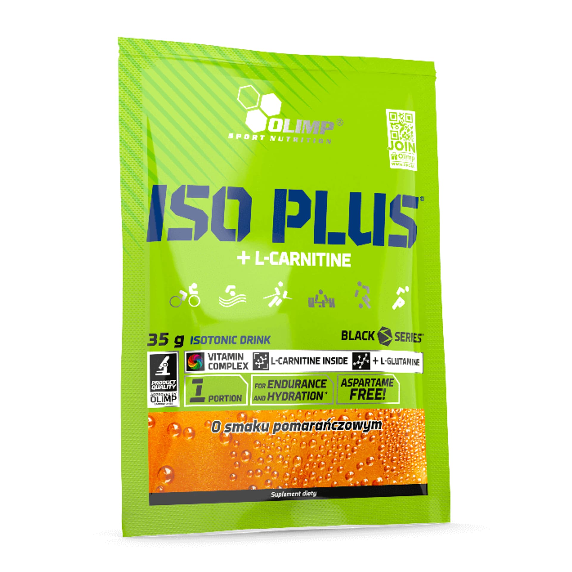 

Olimp Iso plus L-Carnitine saszetka 35g pomarańcza