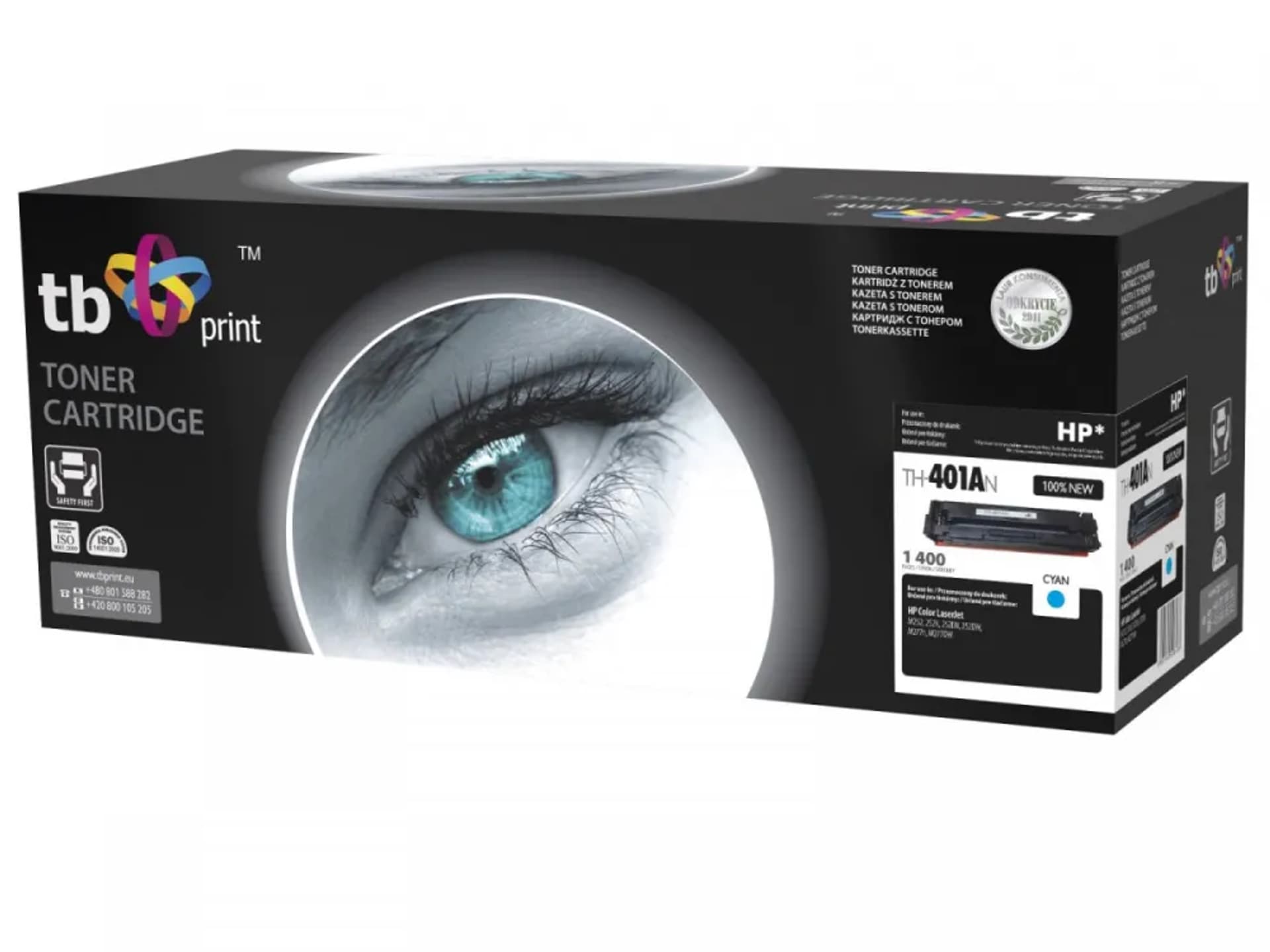 

Toner do HP CLJ M252/ 277 CY TH-401AN 100%NOWY