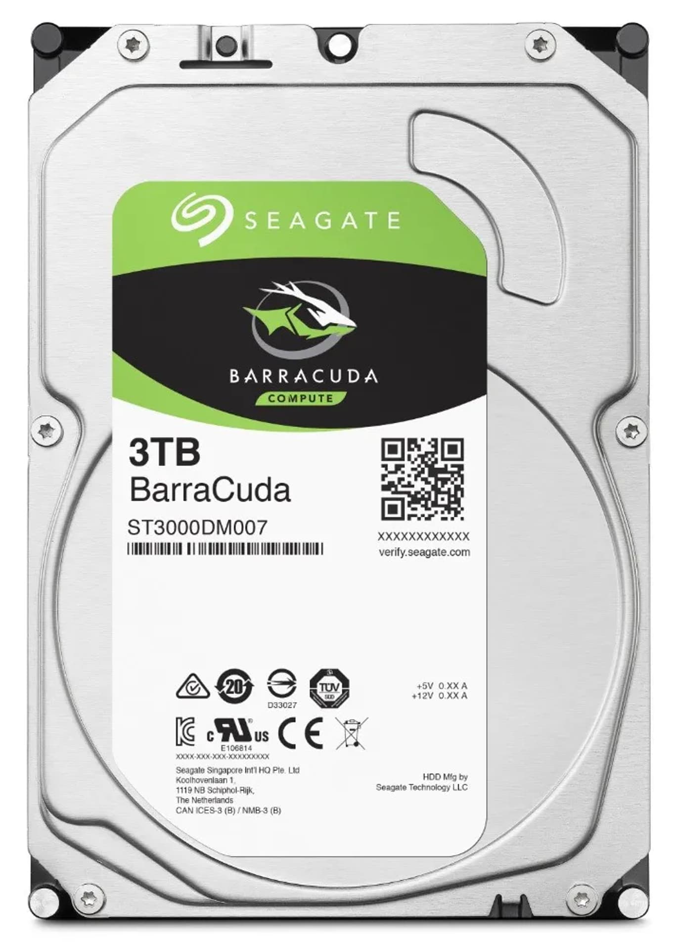 

Dysk HDD Seagate Barracuda ST3000DM007 (3 TB ; 3.5"; 256 MB; 5400 obr/min)