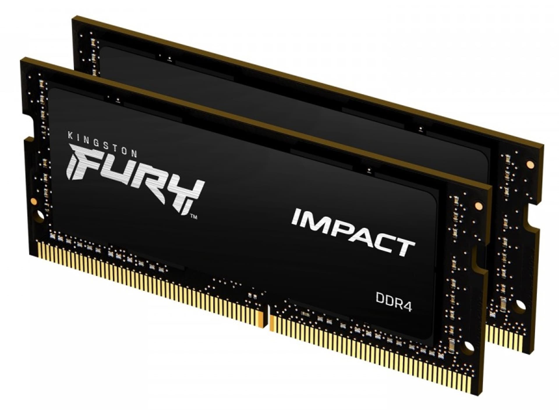 

Pamięć DDR4 FURY Impact SODIMM 16GB(2*8GB)/3200 CL20, 2*8gb)/3200 cl2