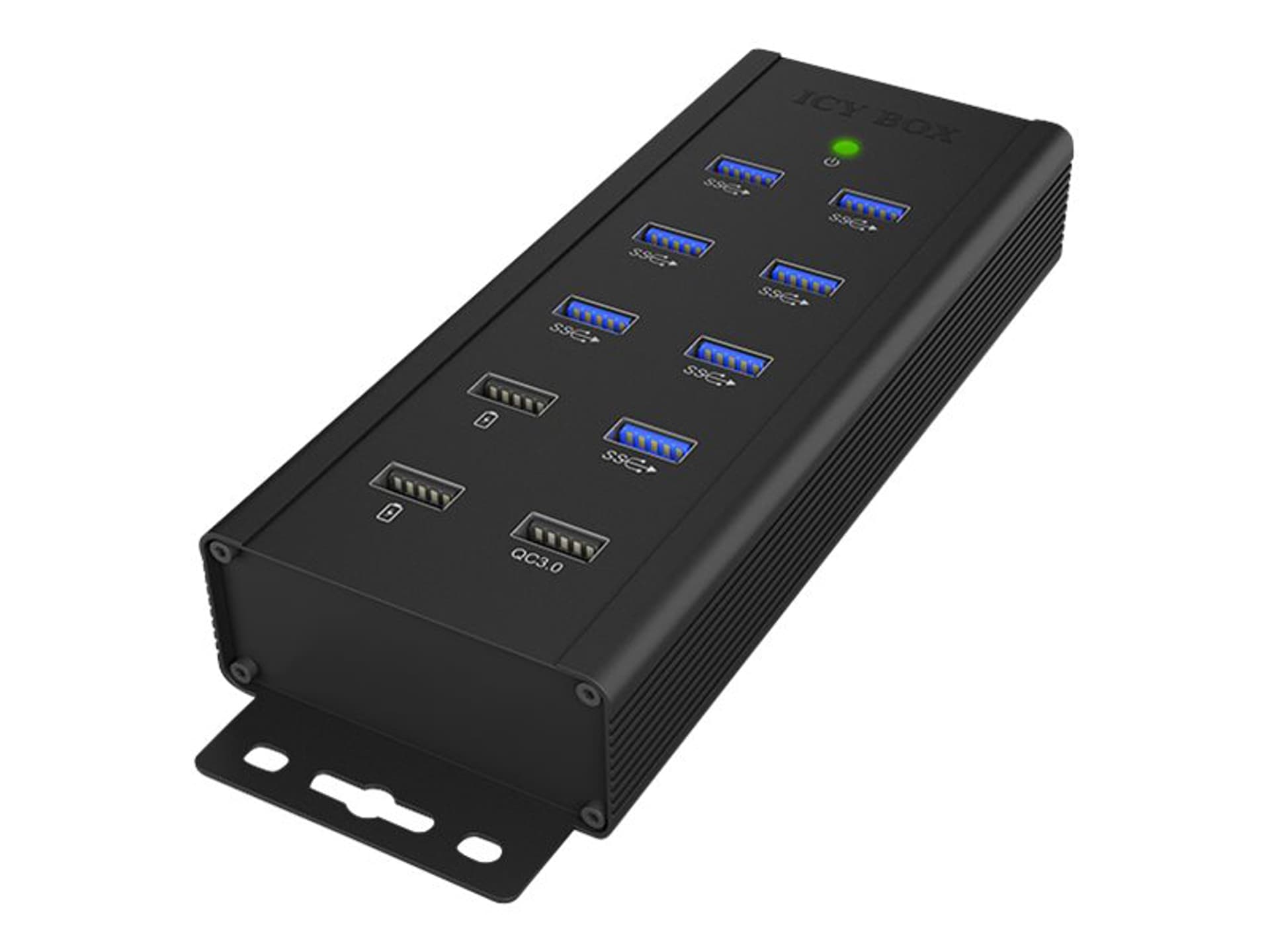 

ICYBOX IB-HUB1703-QC3 IcyBox 7-portowy Hub USB 3.0, 3 porty ładujące