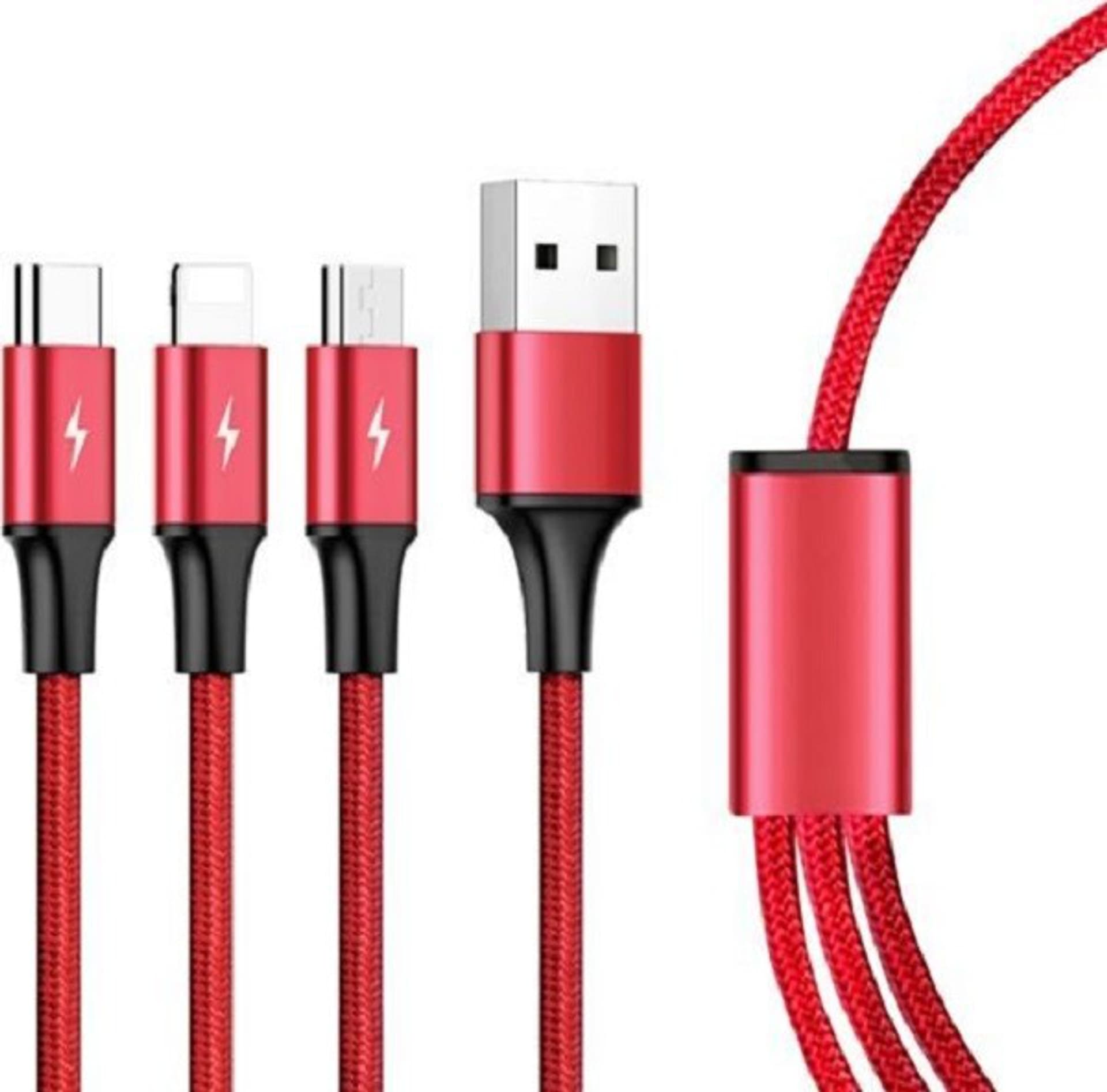 

UNITEK PRZEWÓD USB 3IN1CHARGING (C,LIGHTNING,MUSB)