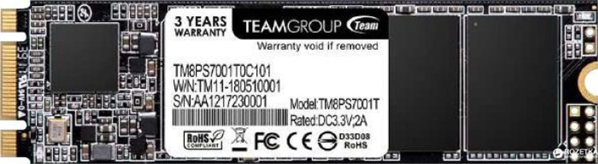 

Dysk SSD TEAM GROUP M.2 2280″ 1 TB SATA III 550MB/s 500MS/s