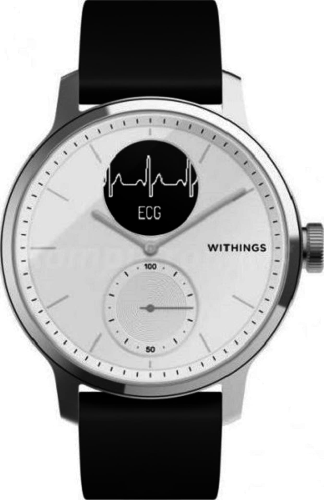 

Scanwatch Czarny WITHINGS Czarno-srebrny