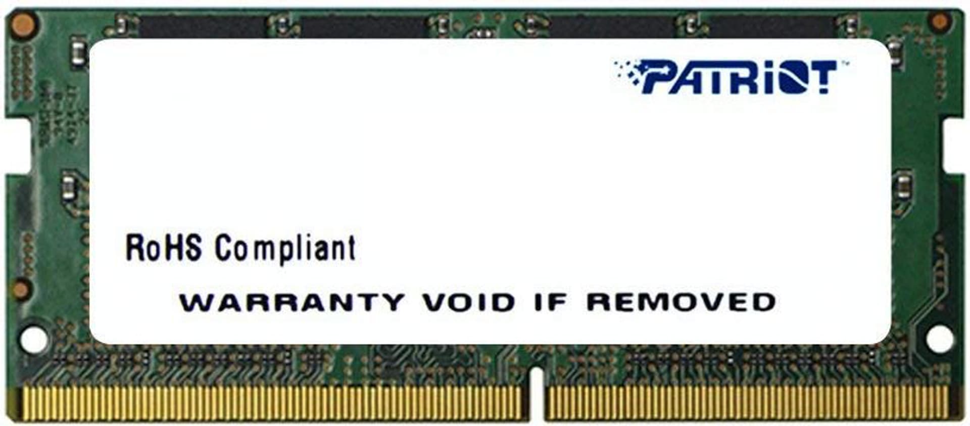 

Pamięć PATRIOT (SODIMM\DDR4\4 GB\2400MHz\1.2V\17 CL\Single)