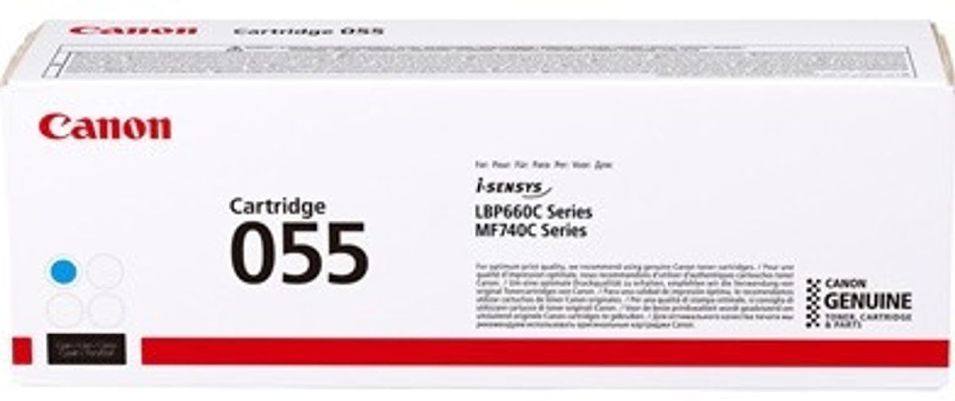 

Canon 055 Toner cartridge, Cyan