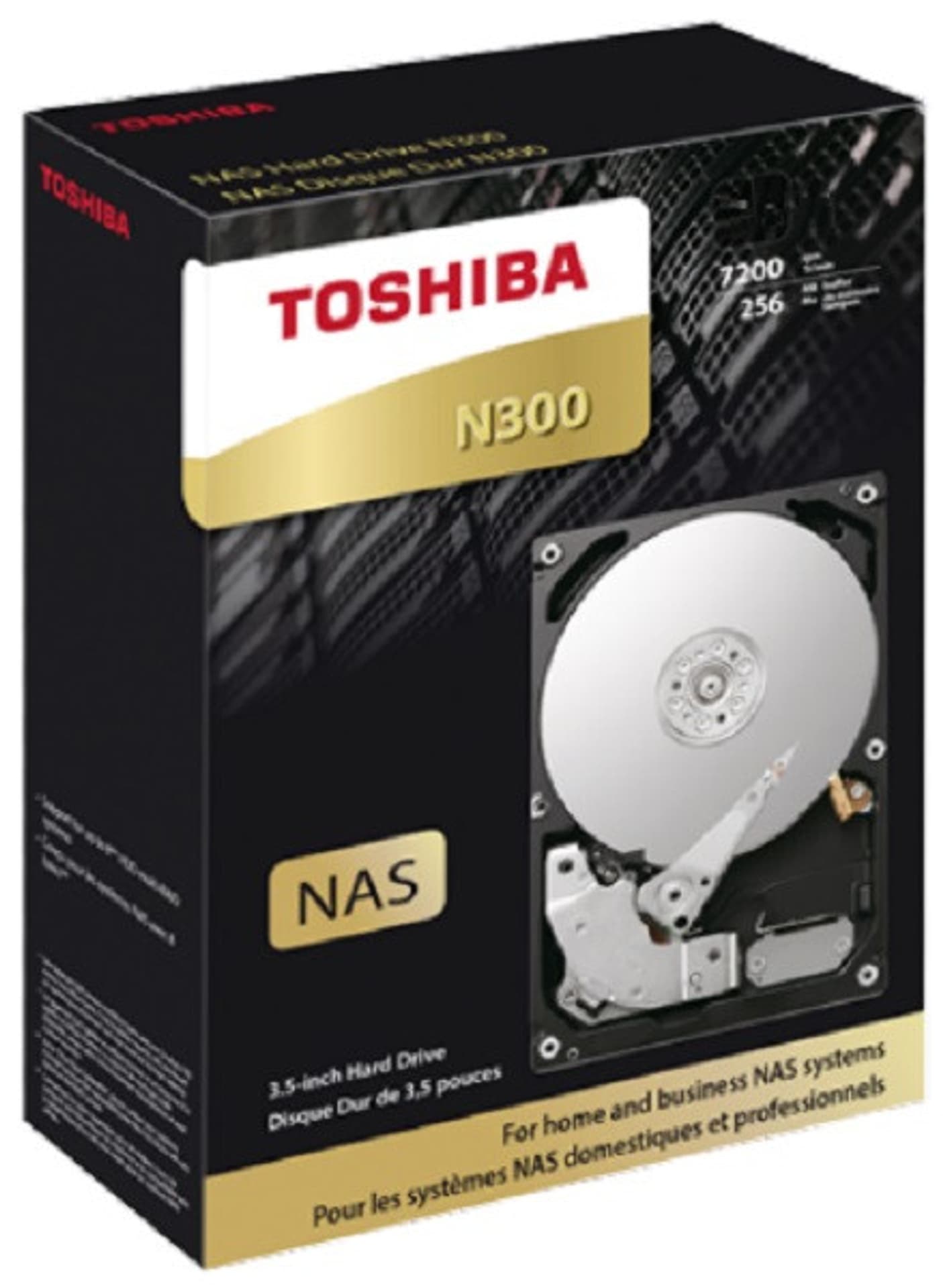 

Dysk twardy TOSHIBA N300 14 TB 3.5" HDWG21EUZSVA