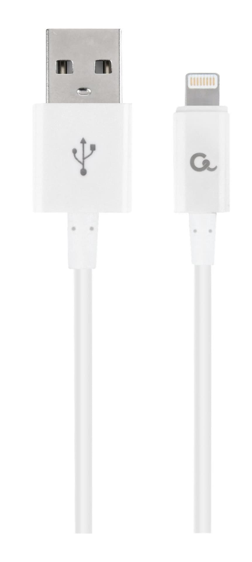 

Kabel USB 2.0 (AM/8-pin lightning M) 2m biały Gembird, Am/8-pin lightning m) 2m biały gembir