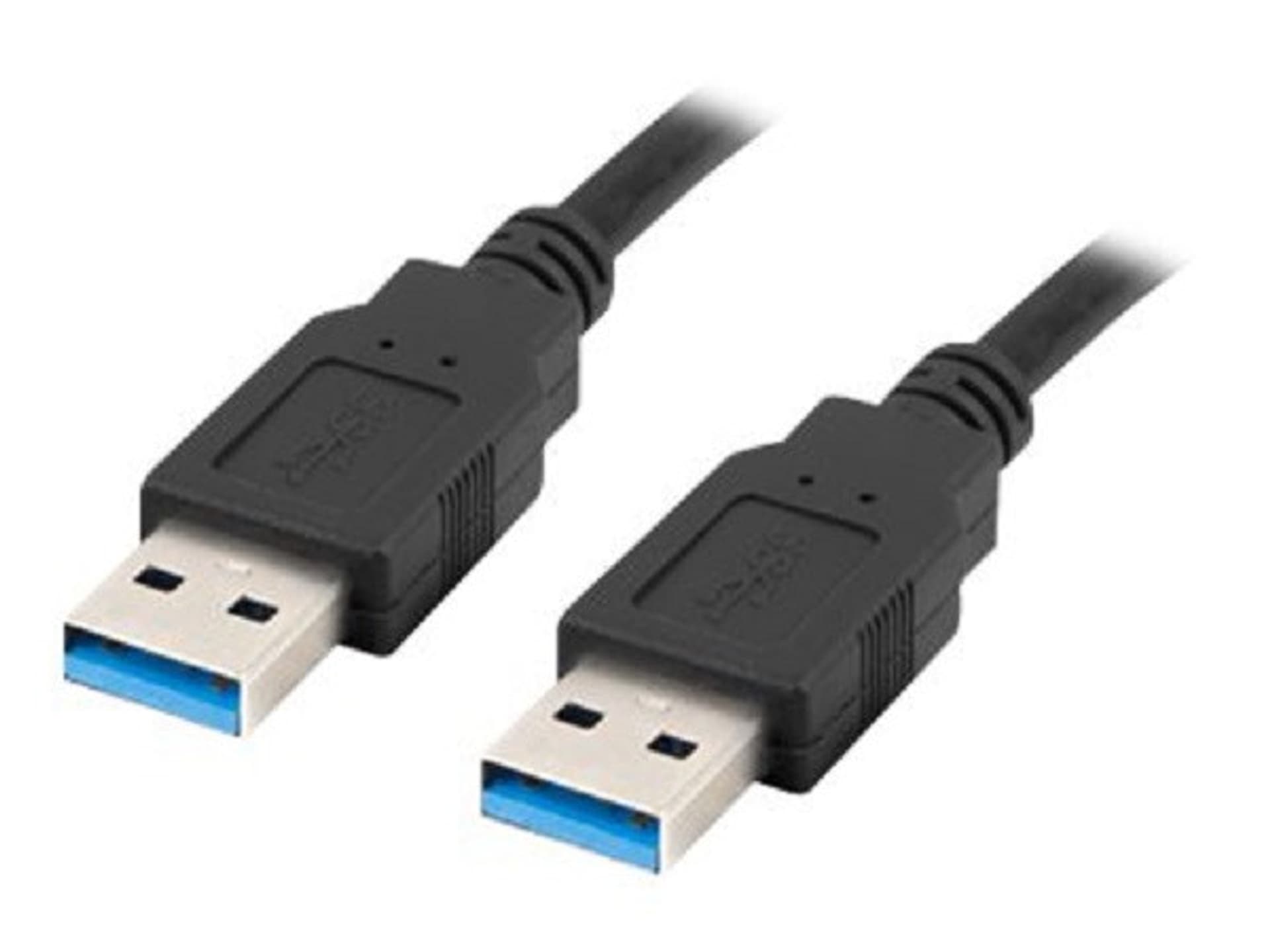 

LANBERG KABEL USB-A 3.0 M/M 1.8M CZARNY CA-USBA-30CU-0018-BK