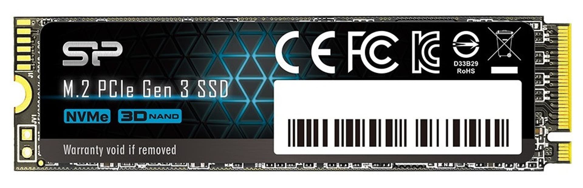 

Dysk SSD Silicon Power A60 512GB M.2 PCIe NVMe Gen3x4 TLC 2200/1600 MB/s (SP512GBP34A60M28)