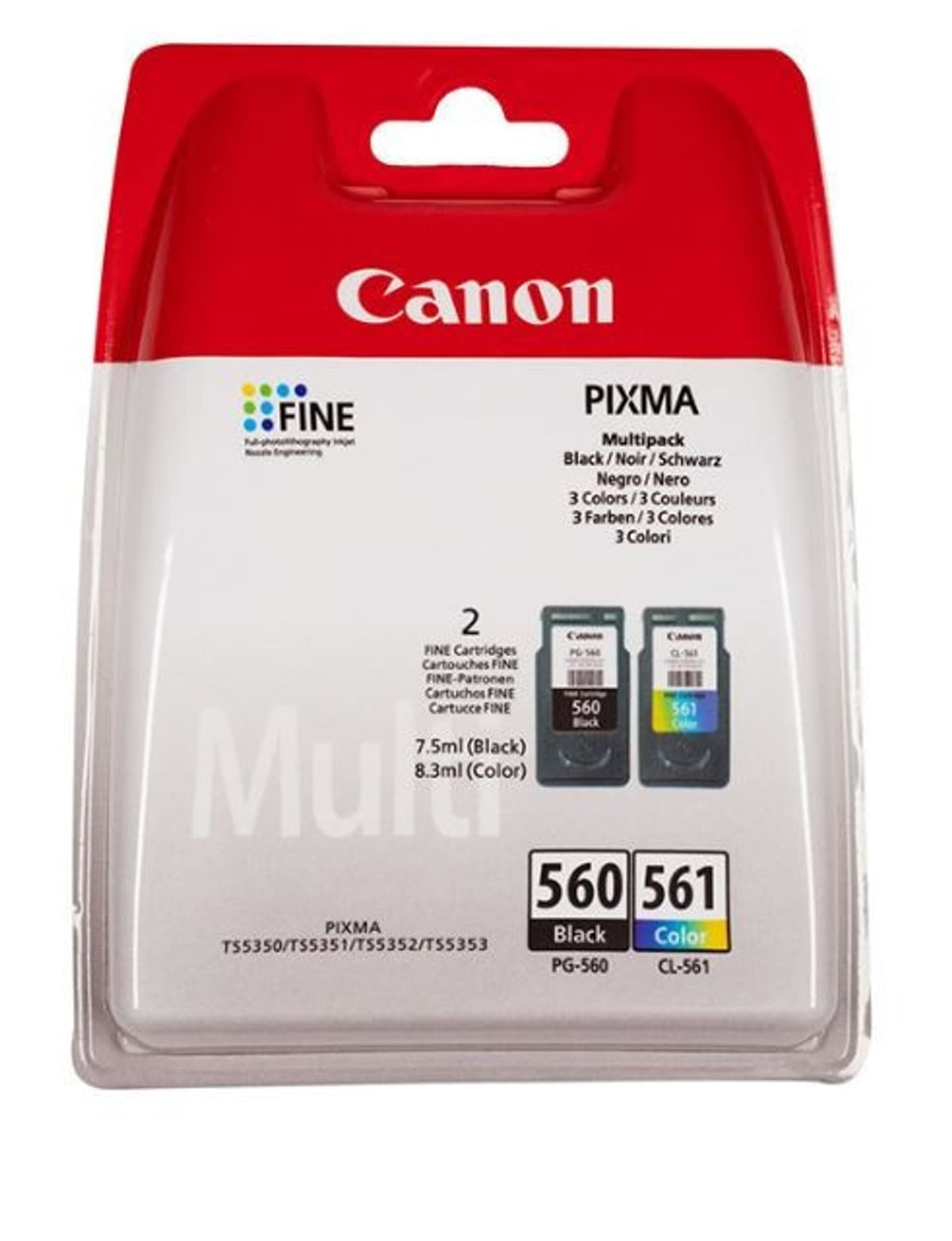 

Canon PG-560/CL-561 Ink Cartridge, Multipack