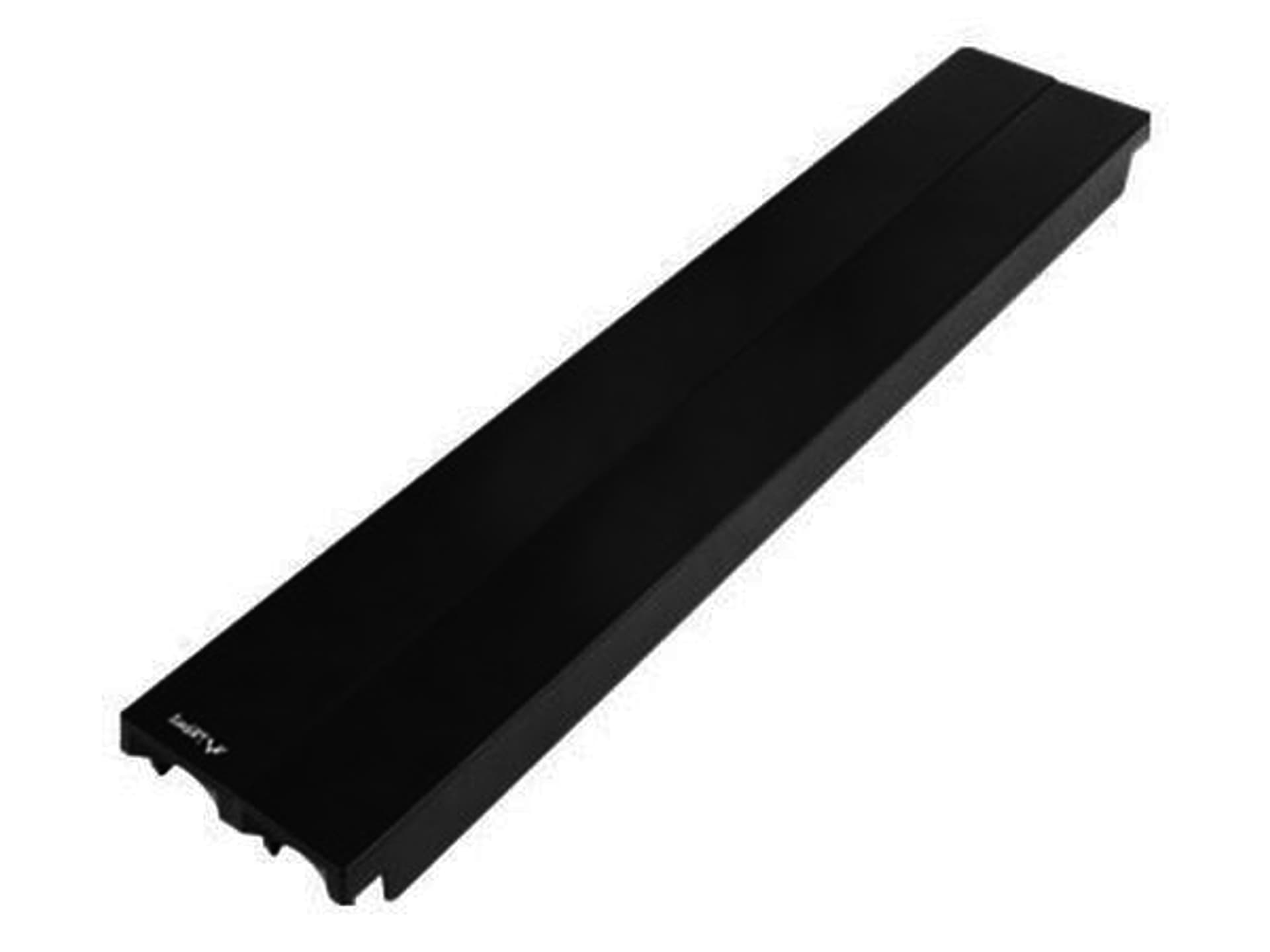 

LANBERG 19inch plastic fast assembly fire retardant blanking panel 2U black