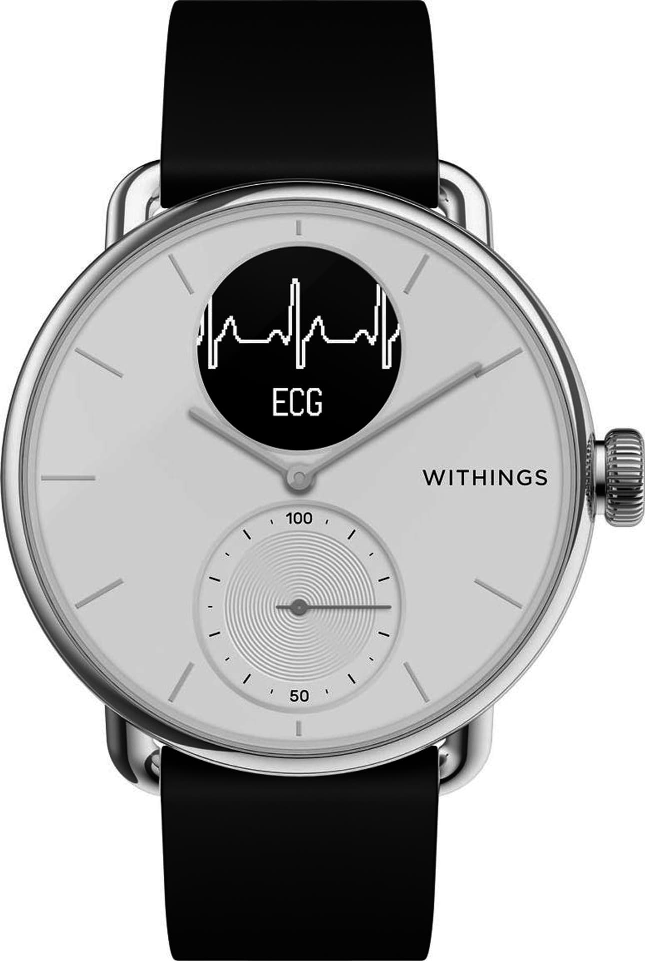 

Scanwatch Czarny WITHINGS Czarno-srebrny