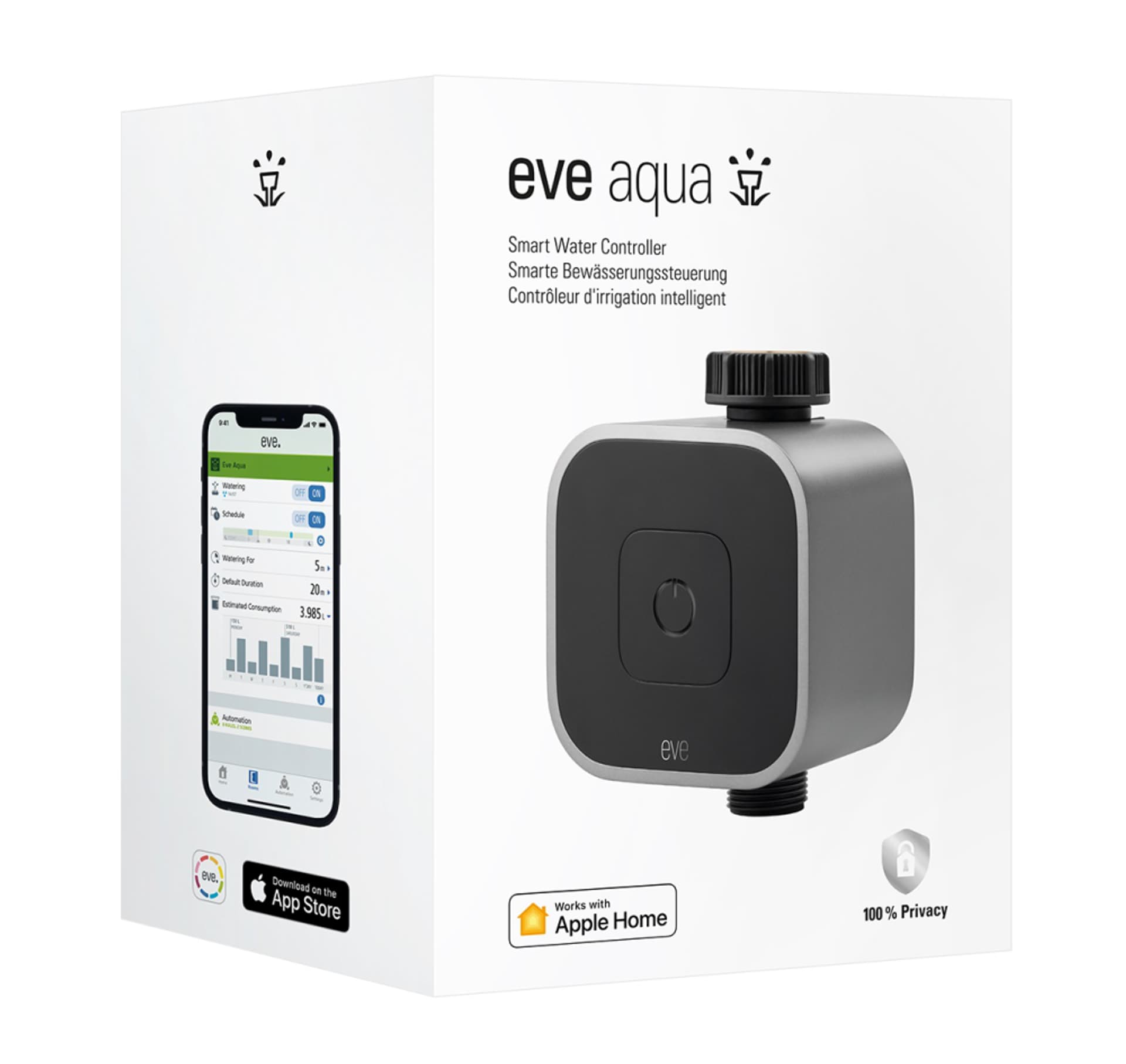 

Eve Aqua - inteligentny kontroler systemu nawadniania (technologia Thread)
