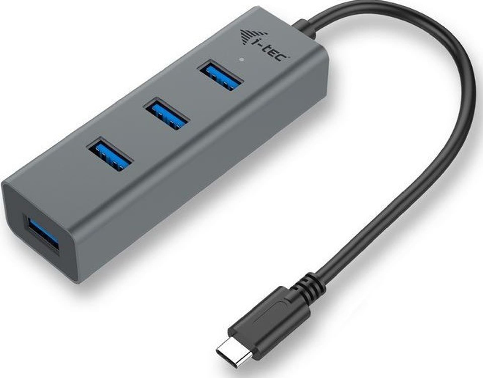 

USB-C Metal 4-portowy HUB USB 3.0 4x USB 3.0