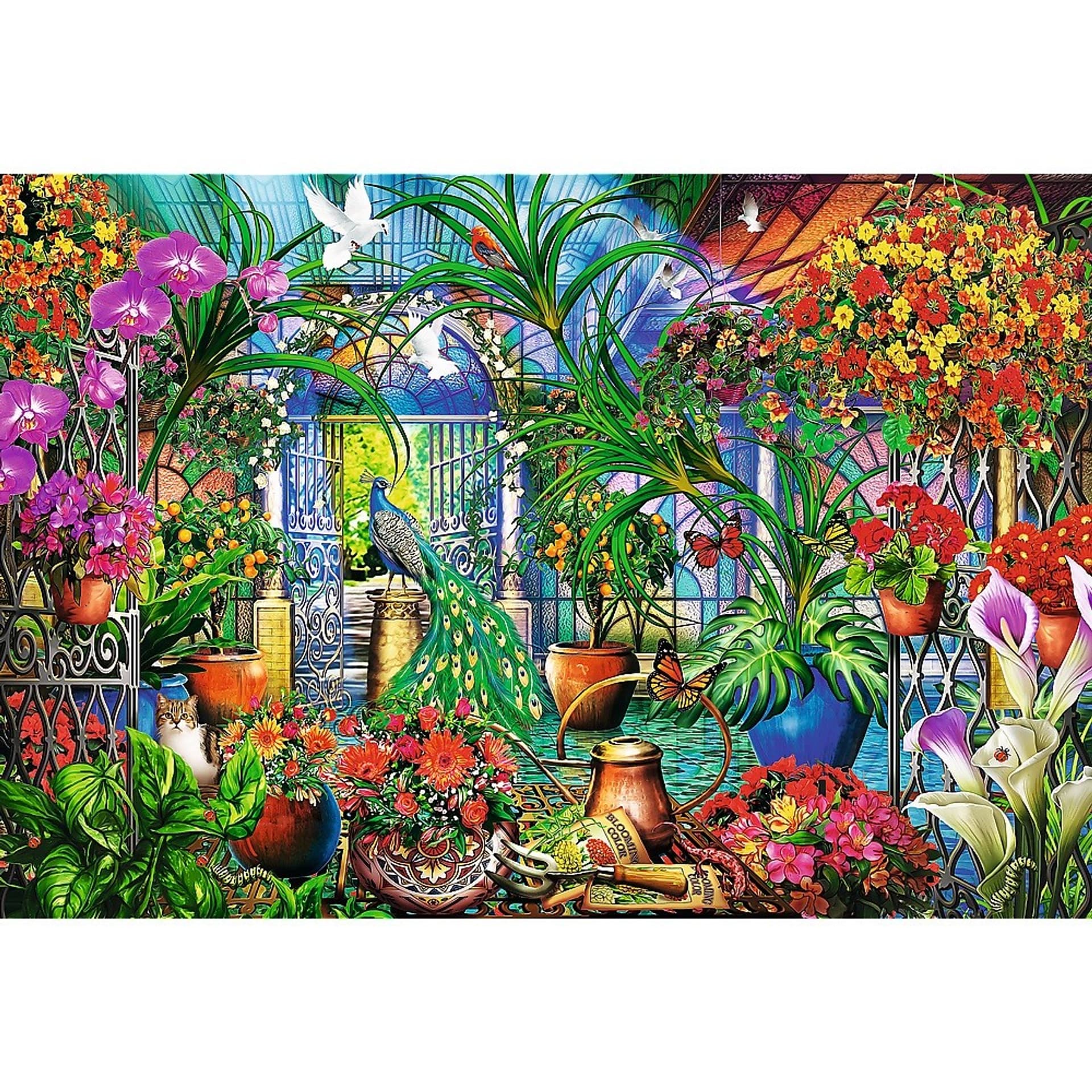 

Puzzle 1500 elementów - Tajemniczy ogród