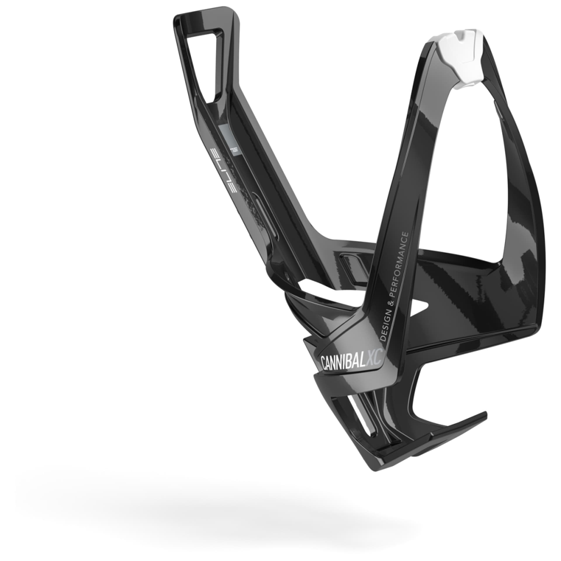 

Elite koszyk na bidon Cannibal XC Black Glossy White