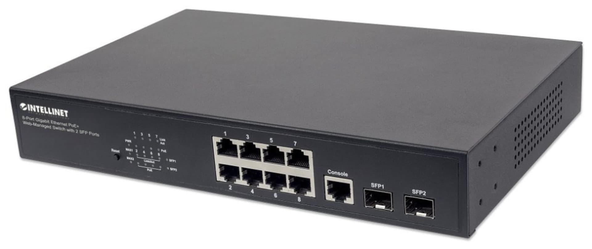 

SWITCH GIGA 8POE+ 2SFP ZARZ.