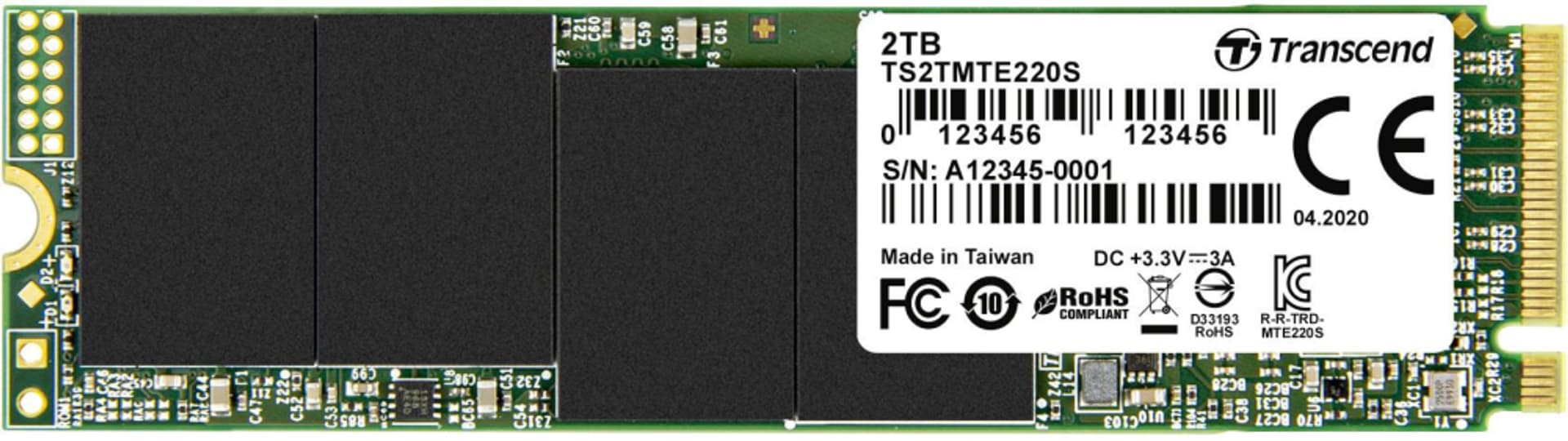 

Dysk SSD TRANSCEND 220S M.2 2280″ 2 TB PCIe NVMe 3.0 x4 3500MB/s 2700MS/s