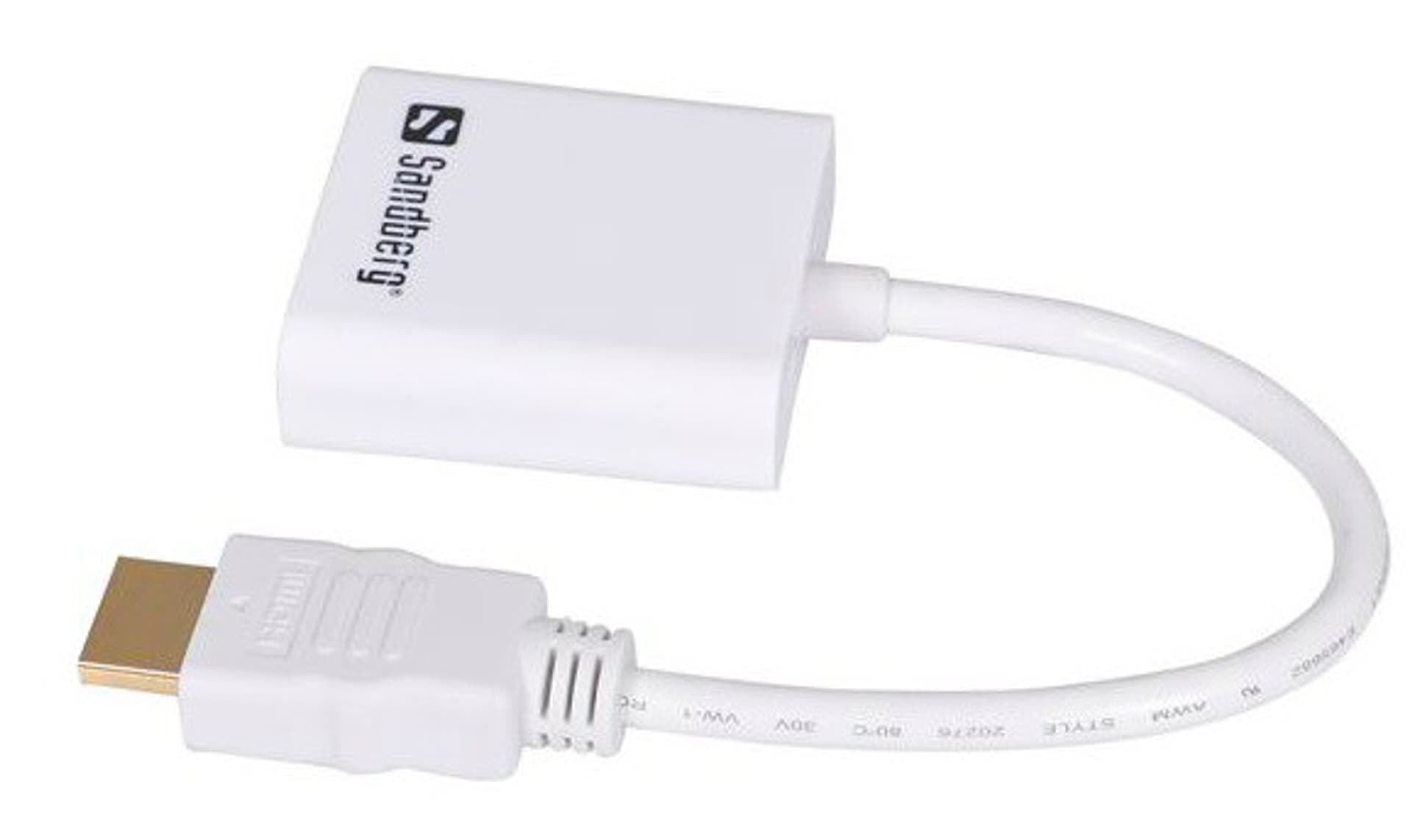 

Adapter SANDBERG HDMI (M) - VGA (F) HDMI - VGA 508-69, F) hdmi - vga 508-6