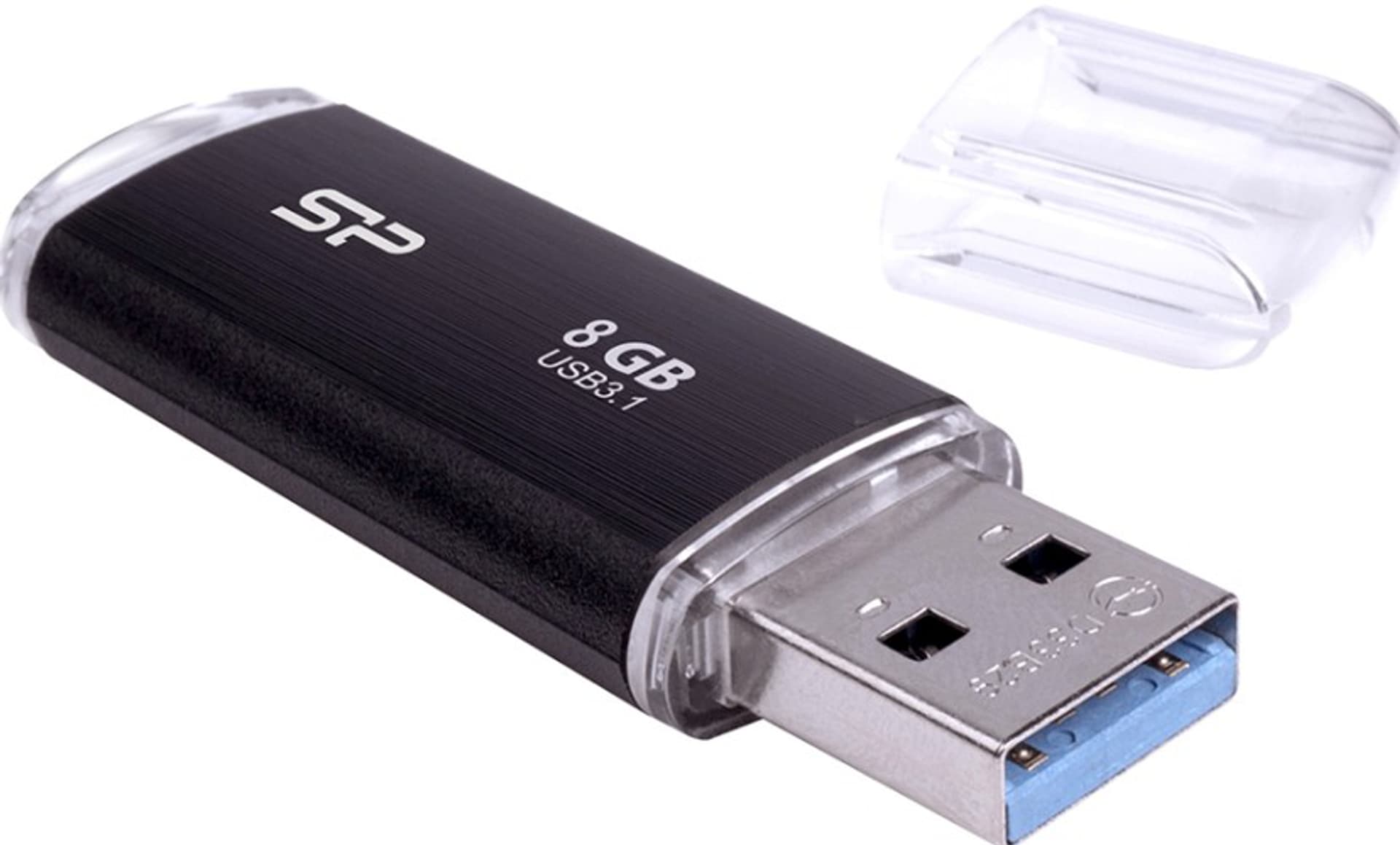 

Pendrive Silicon Power Blaze B02 8GB USB 3.1 kolor czarny (SP008GBUF3B02V1K)