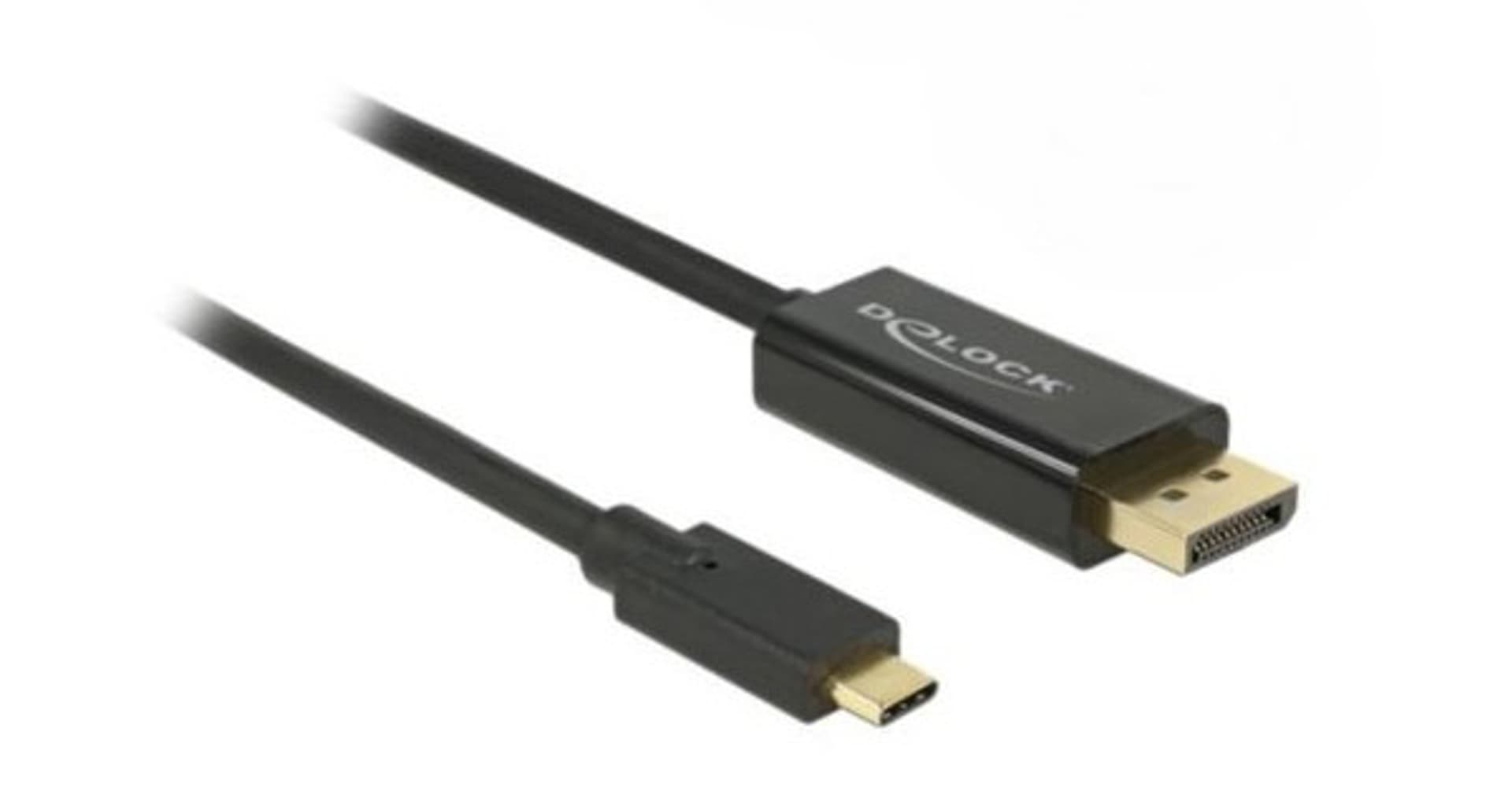 

Kabel USB-C -> DisplayPort M/M 1m (tryb alternatywny DP) 4K 60Hz czarny, Tryb alternatywny dp) 4k 60hz czarn