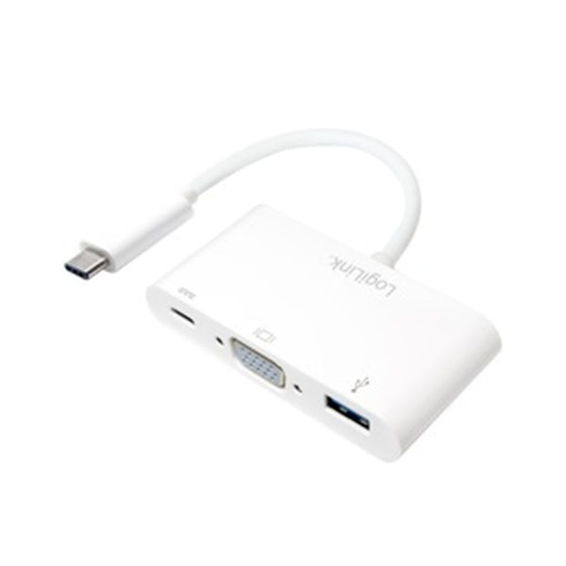

Adapter LOGILINK UA0260 USB 3.1 typ C - VGA/USB Typ A