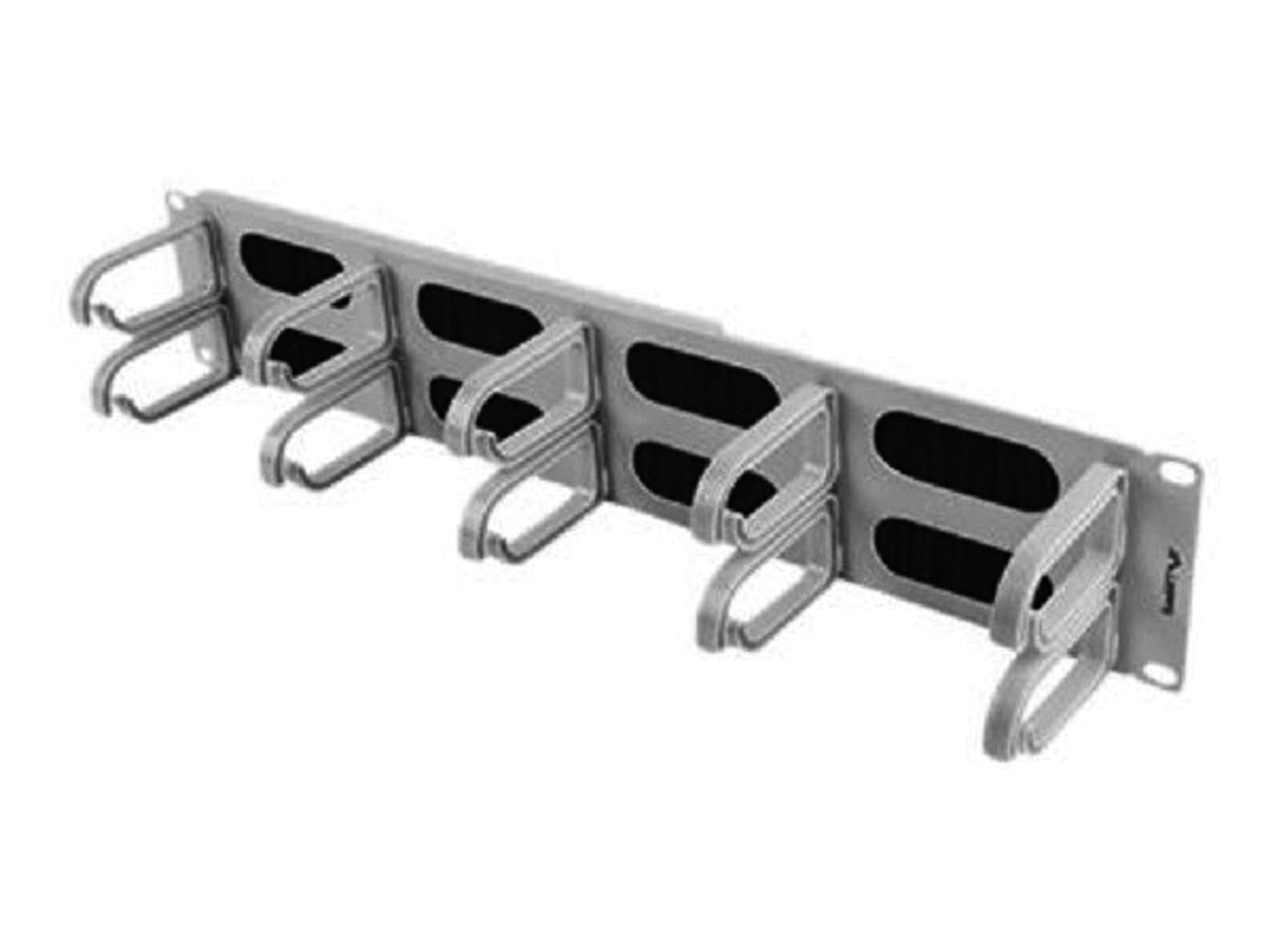 

Organizer kabli 19'' 1U Panel szczotkowany Typ B szary