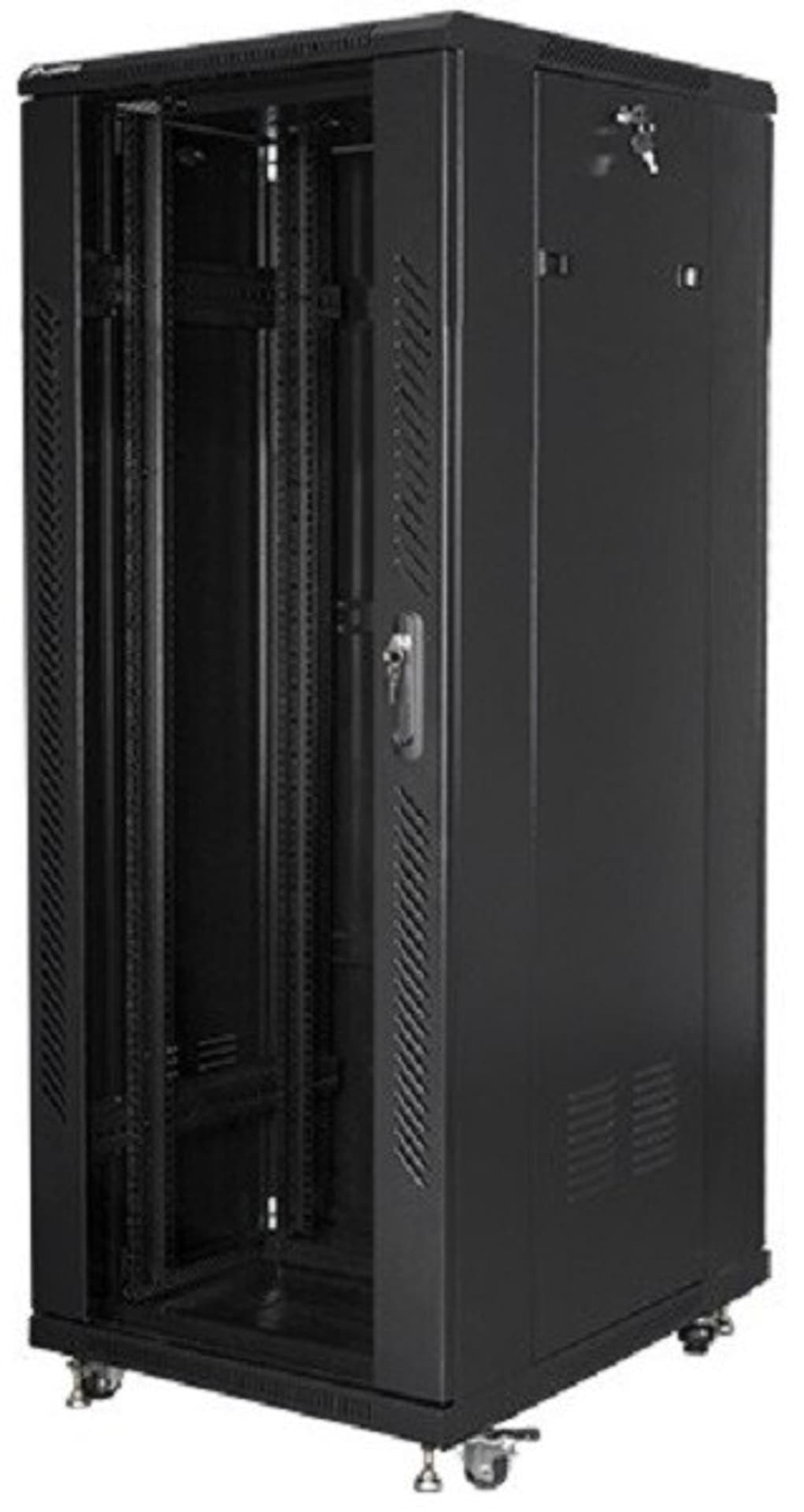 

Szafa stojąca Rack 19'' 32U 600x800mm czarna