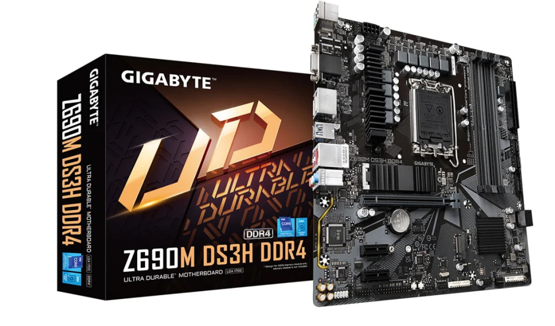 

Płyta główna GIGABYTE Z690M DS3H DDR4 LGA1700 MICRO ATX