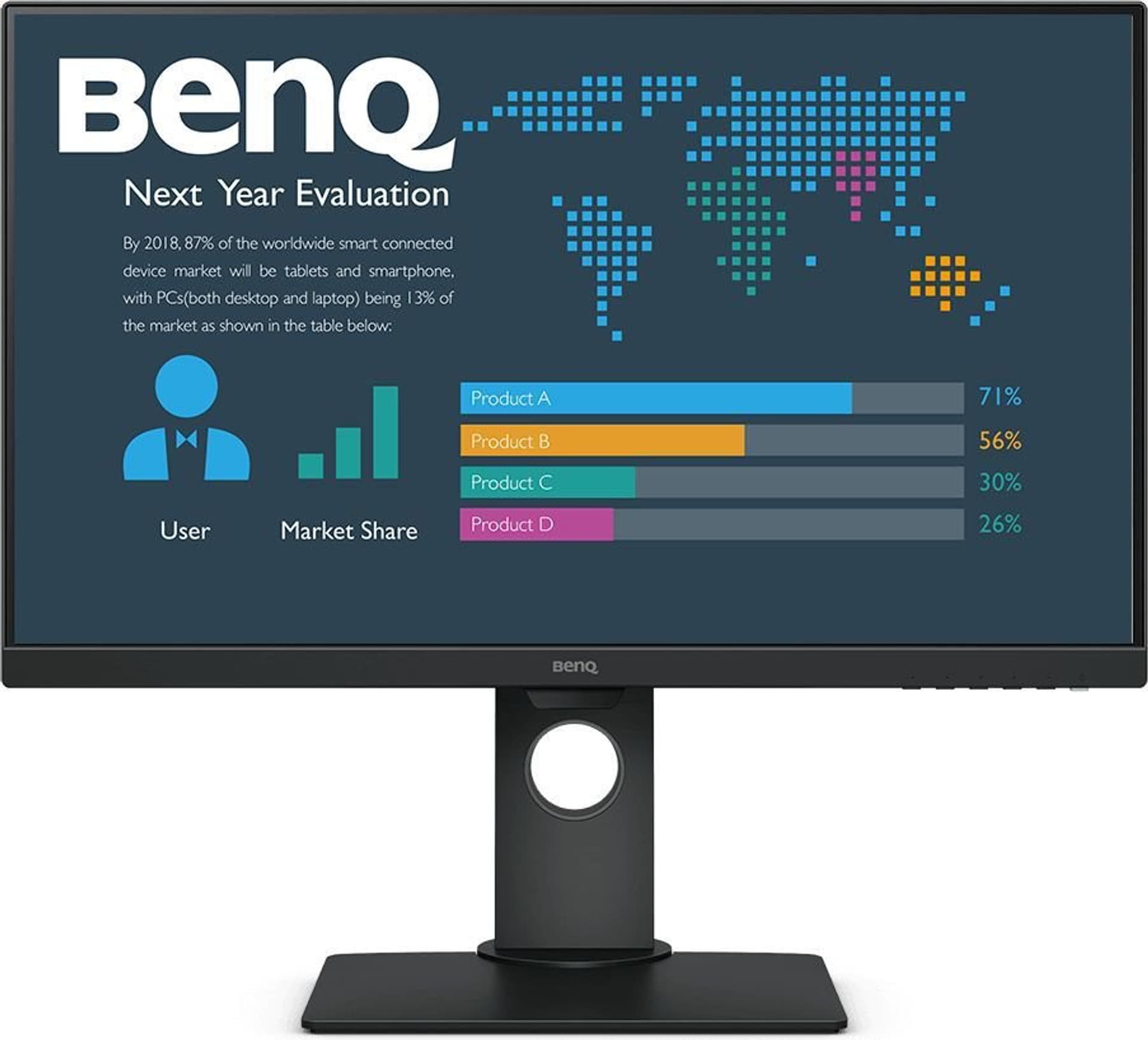 

Monitor BENQ 27" BL2780T 9H.LGYLB.CBE