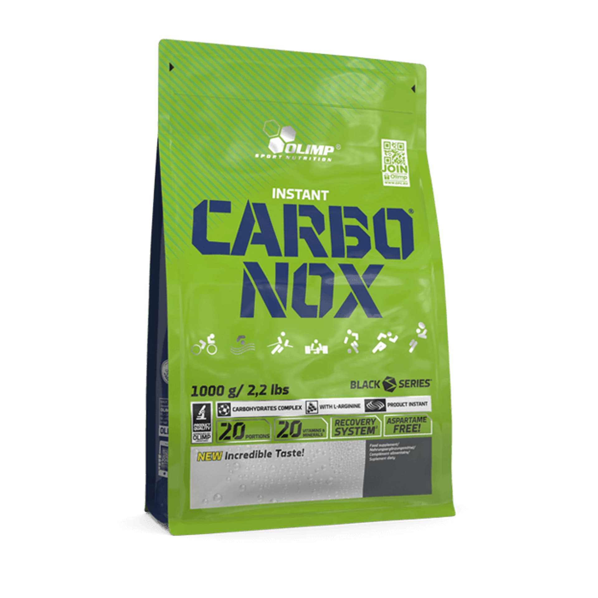 

Carbonox 1000g (worek) niebieska malina, Worek) niebieska malin