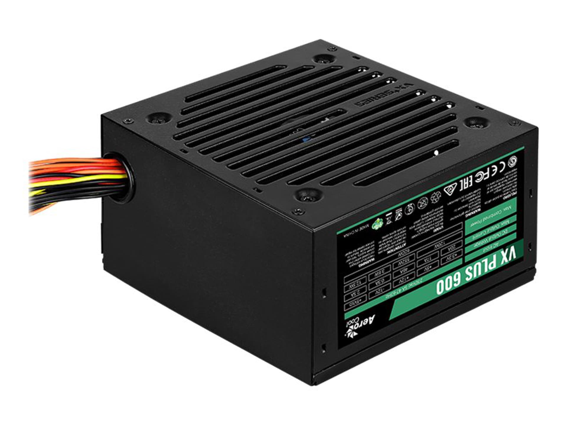 

ZASILACZ AEROCOOL PGS VX-600plus 600W 80+ BOX