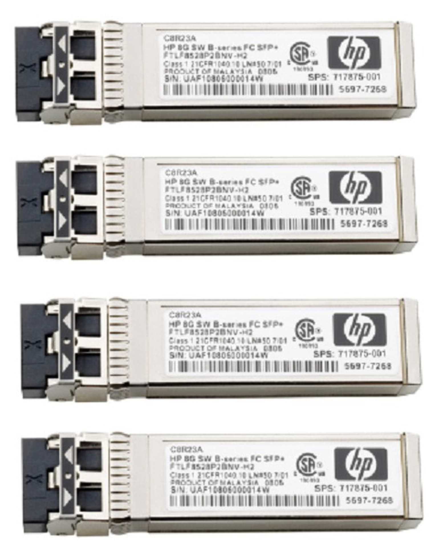 

HPE MSA 16Gb SW FC SFP 4pk XCVR