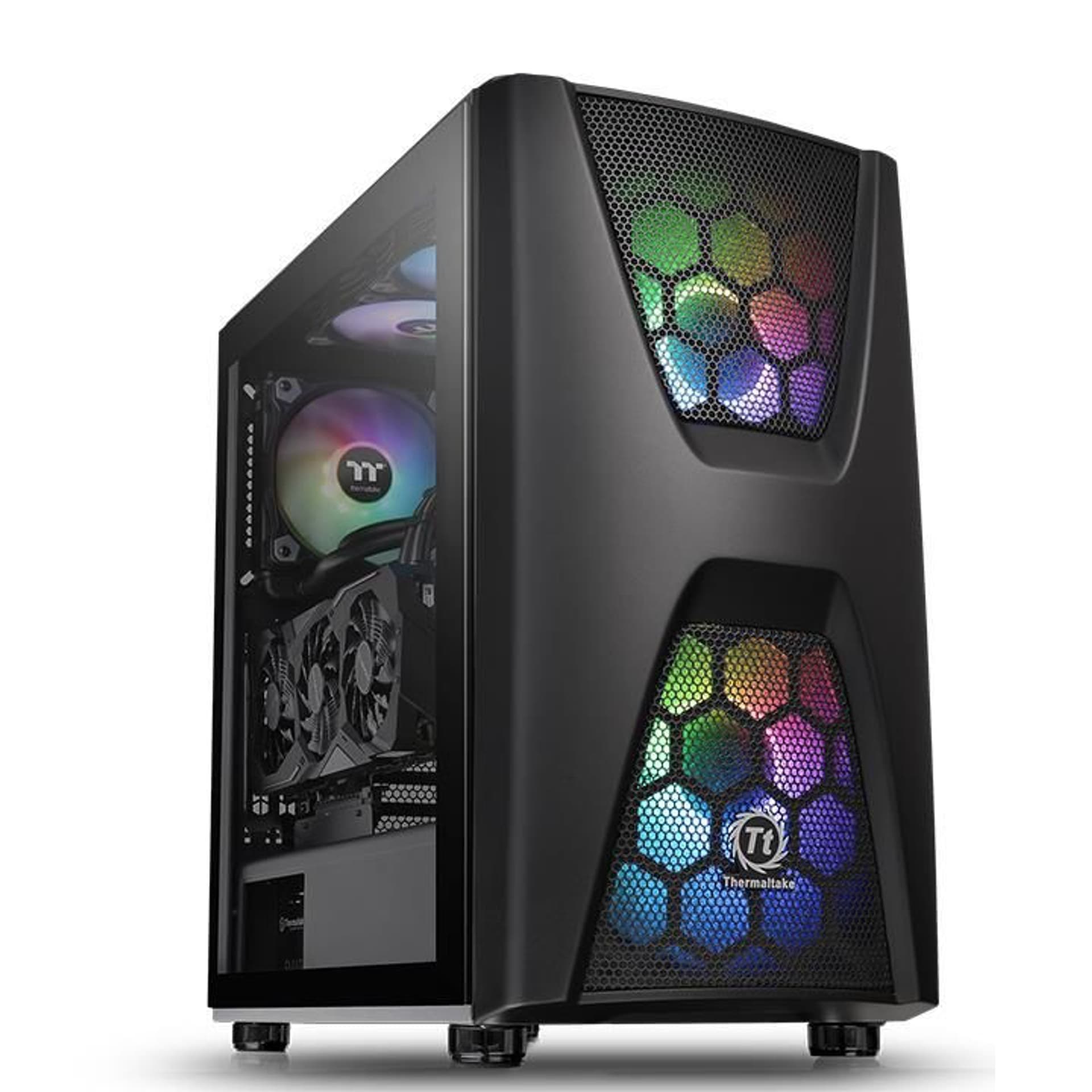 

Obudowa Commander C34 Tempered Glass ARGB
