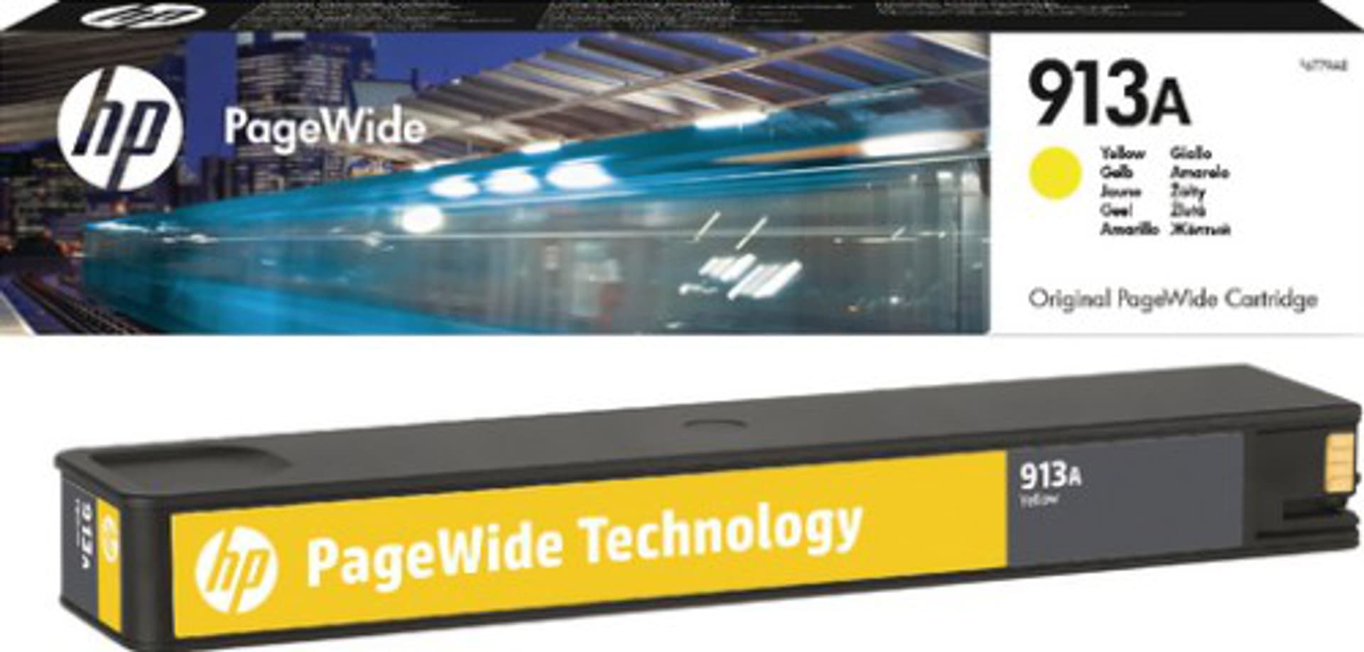 

Wkład HP 913A Yellow (Żółty) F6T79AE, Żółty) f6t79a