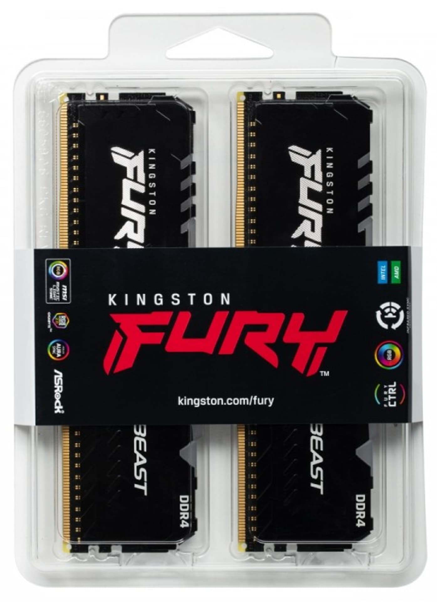

Pamięć KINGSTON DIMM DDR4 32GB 3200MHz 16CL DUAL