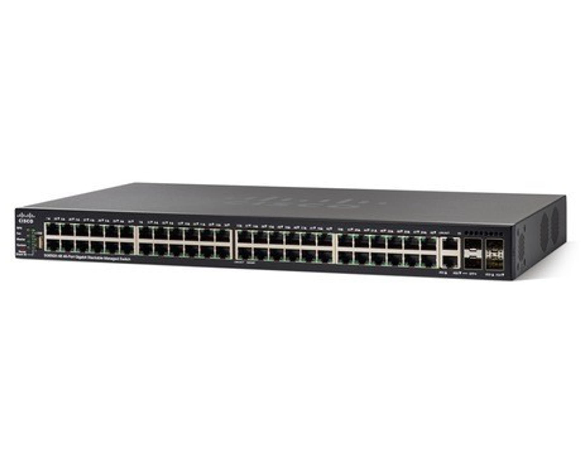 

SG550X-48 switch 48x1GbE 2xCombo(RJ45-10GbE/SFP+) 2xSFP+ stack SG550X-48-K9-EU, Rj45-10gbe/sfp+) 2xsfp+ stack sg550x-48-k9-e