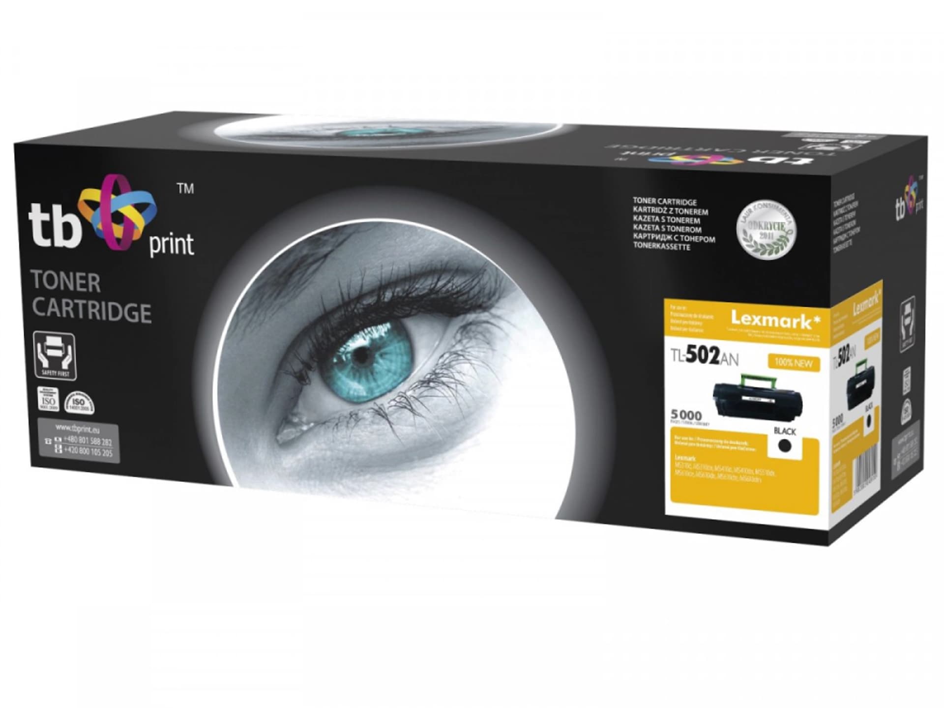 

Toner do Lexmark MS310 TL-502AN BK 100% nowy