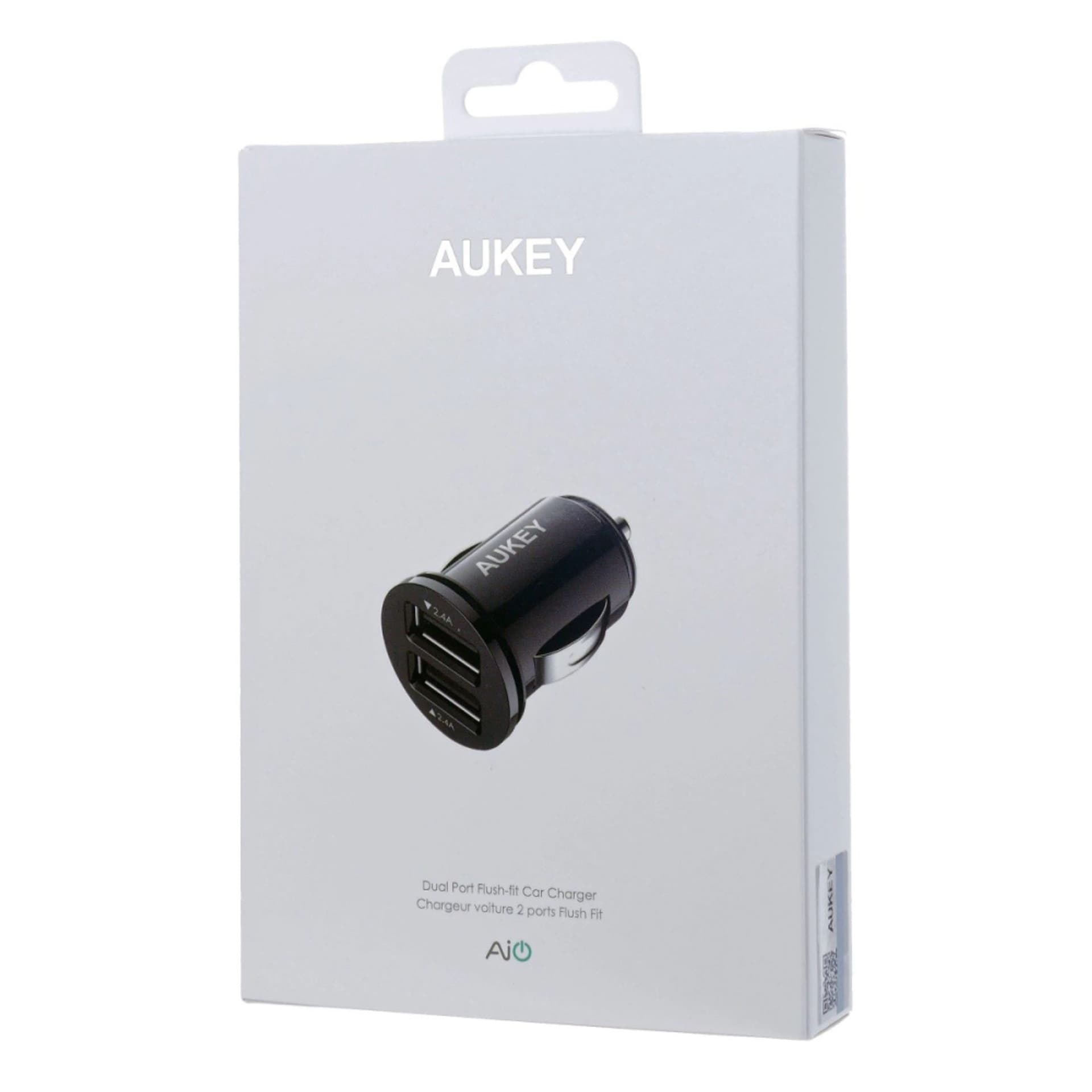 

Ładowarka samochodowa AUKEY 2x USB 2.0 Czarny CC-S1