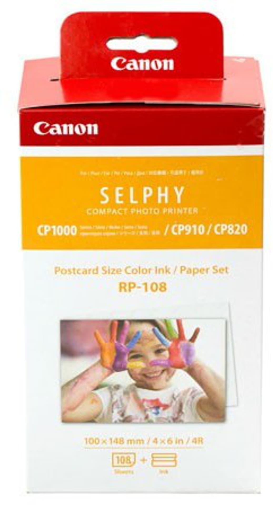

Canon Color Ink/Paper Set for SELPHY CP1300 Printer RP-108
