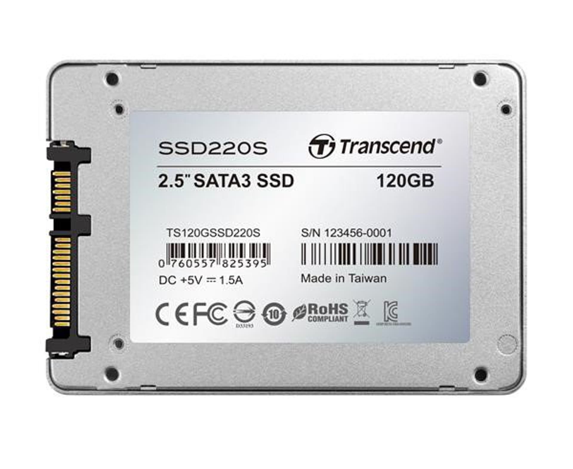 

TRANSCEND 2.5″ 120 GB SATA III (6 Gb/s) 550MB/s 420MS/s