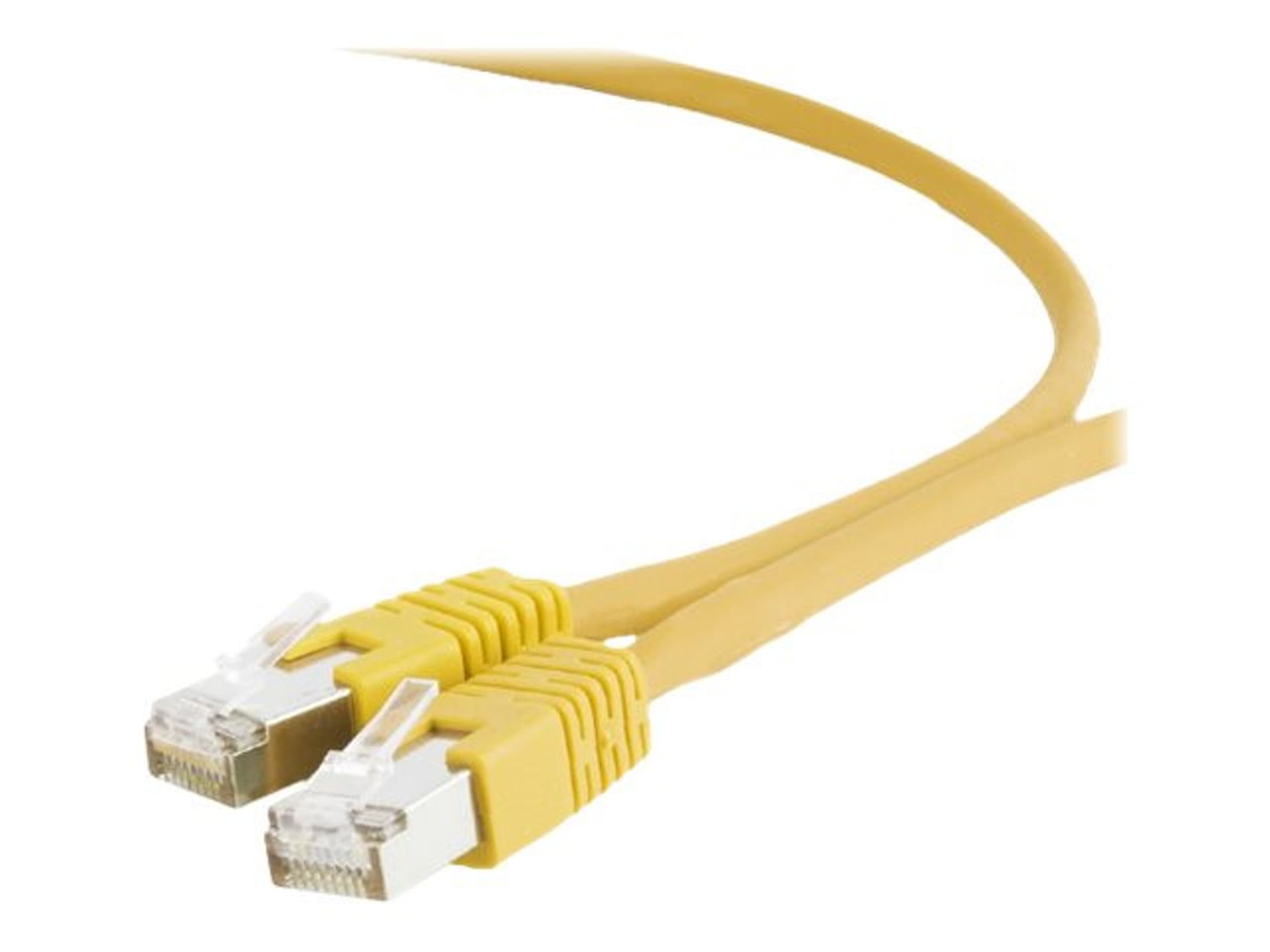 

Patch cord Kat.6A S/FTP LSZHCU 0.25m żółty