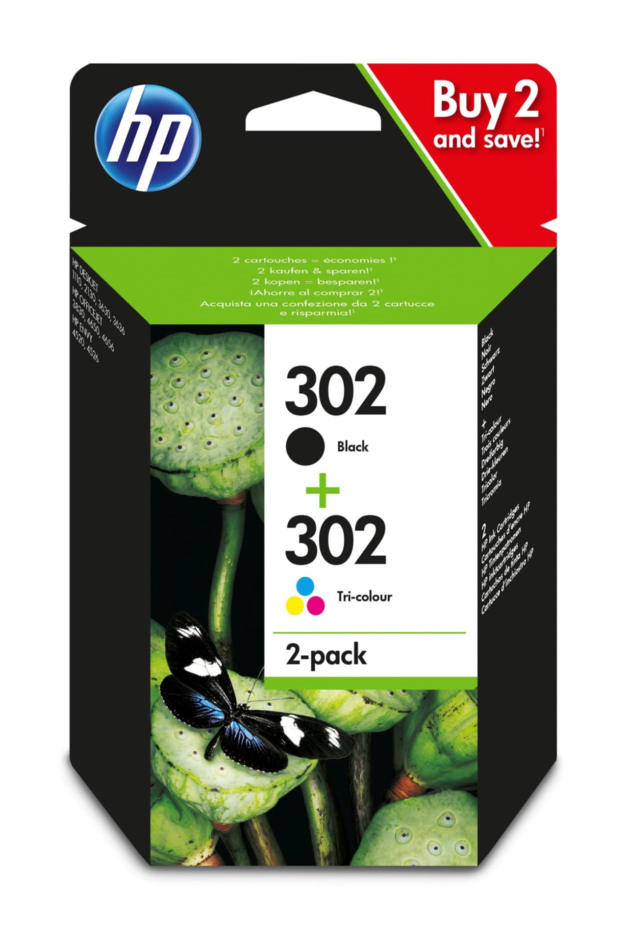 

Tusz HP HP 302 Czarny i Kolor X4D37AE